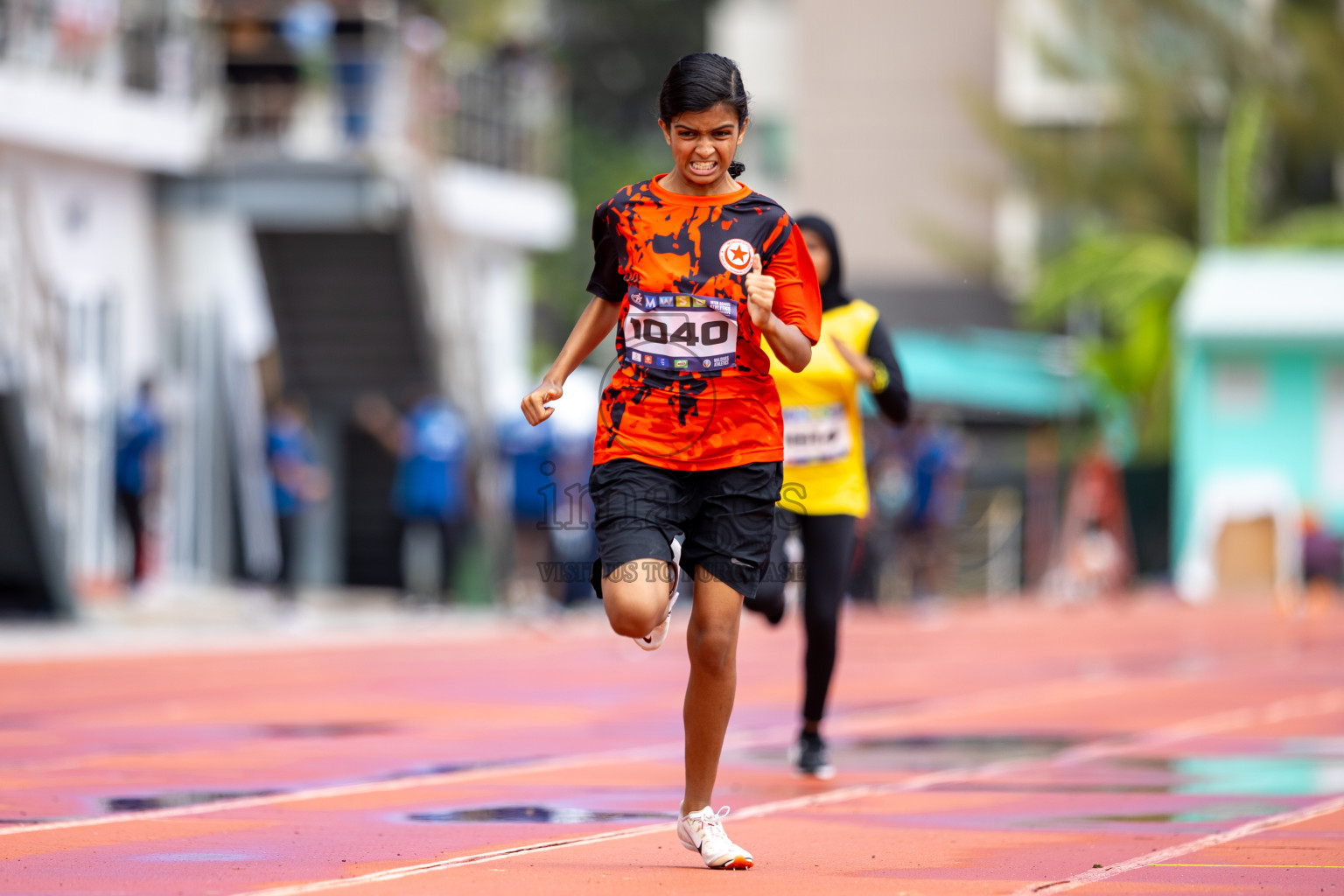 Day 1 of MWSC Interschool Athletics Championships 2024 held in Hulhumale Running Track, Hulhumale, Maldives on Saturday, 9th November 2024. 
Photos by: Ismail Thoriq / images.mv