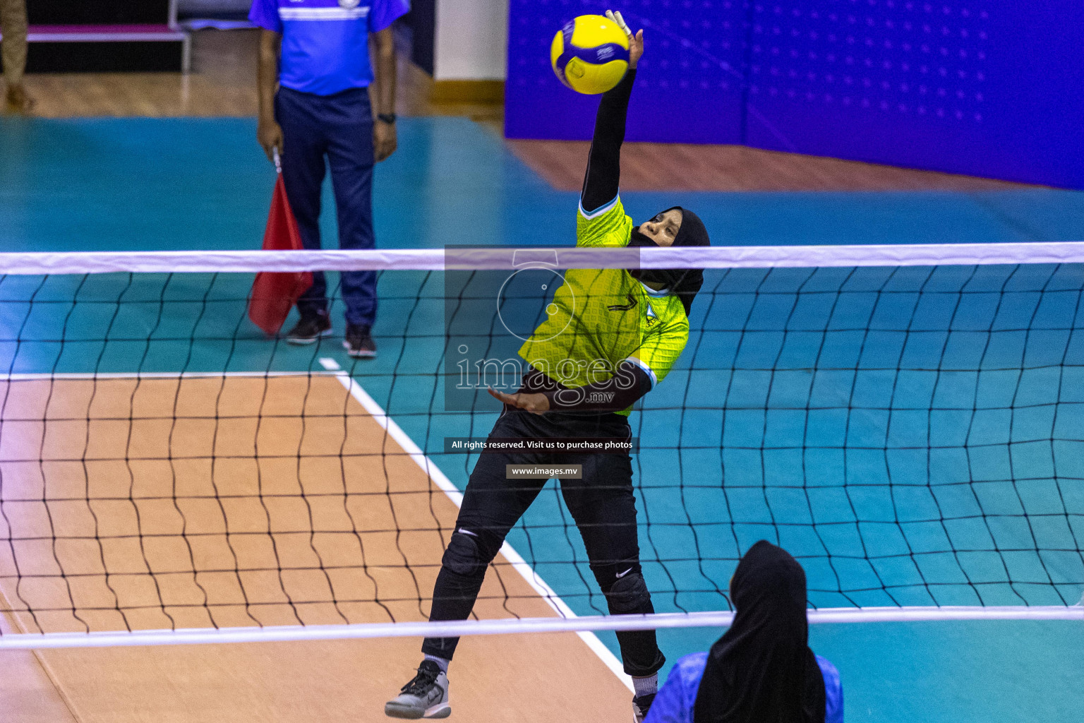 Volleyball Association Cup 2022-Women's Division-Match Day 5 was held in Male', Maldives on Friday, 27th May 2022 at Social Center Indoor Hall Photos By: Ismail Thoriq/images.mv