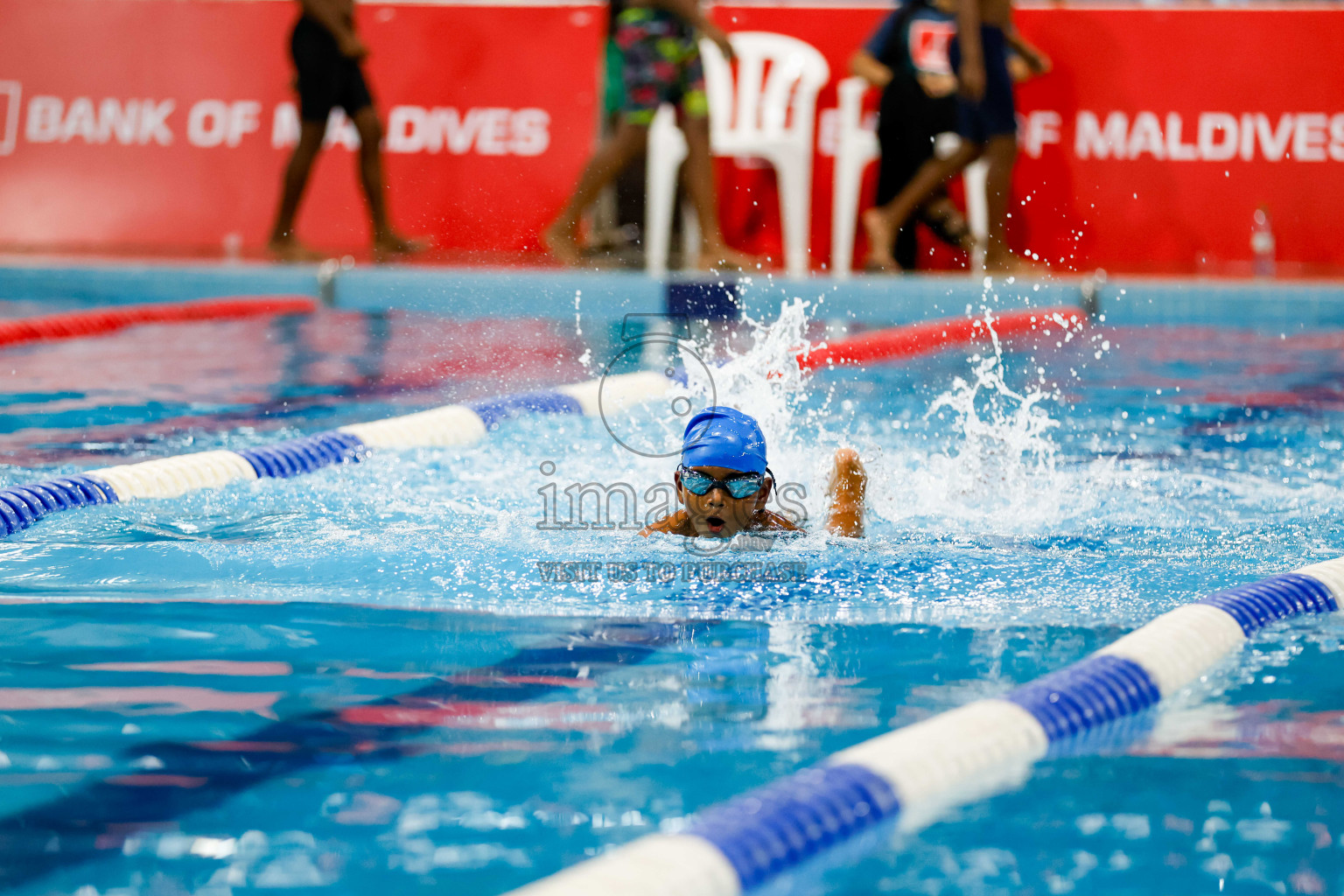 Day 1 of BML 6th National Kids Swimming Kids Festival 2025 held in Hulhumale', Maldives on Monday, 3rd November 2024. Photos: Hassan Simah / images.mv