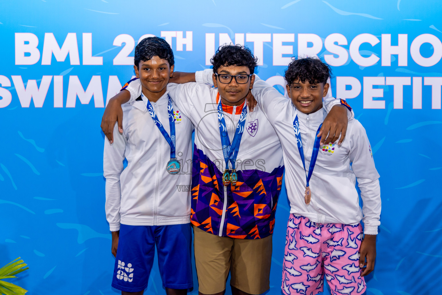 Day 5 of 20th Inter-school Swimming Competition 2024 held in Hulhumale', Maldives on Wednesday, 16th October 2024. Photos: Nausham Waheed / images.mv