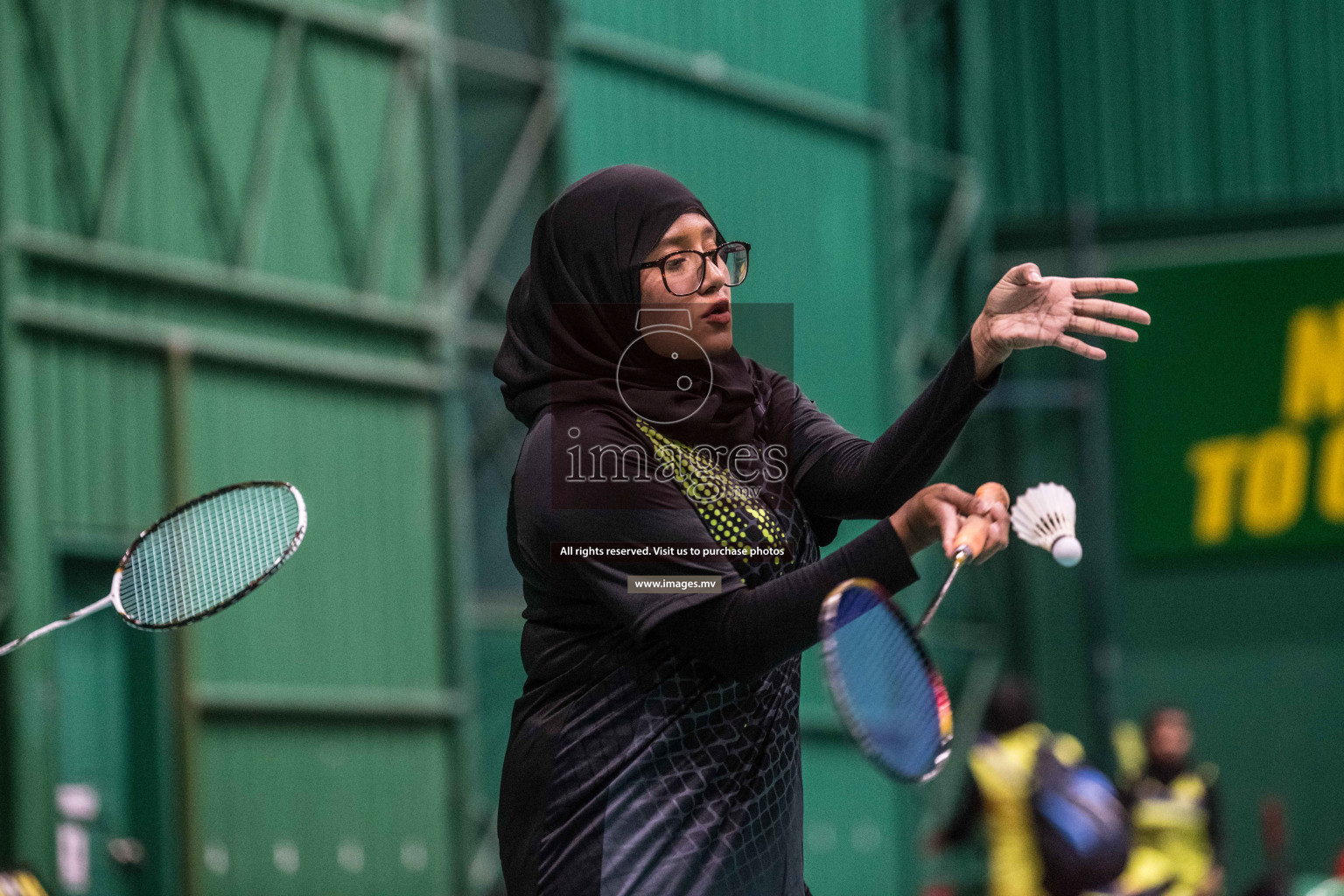 Day 4 of Badminton association mixed group championship 2021 held in Male', Maldives Photos by Nausham Waheed