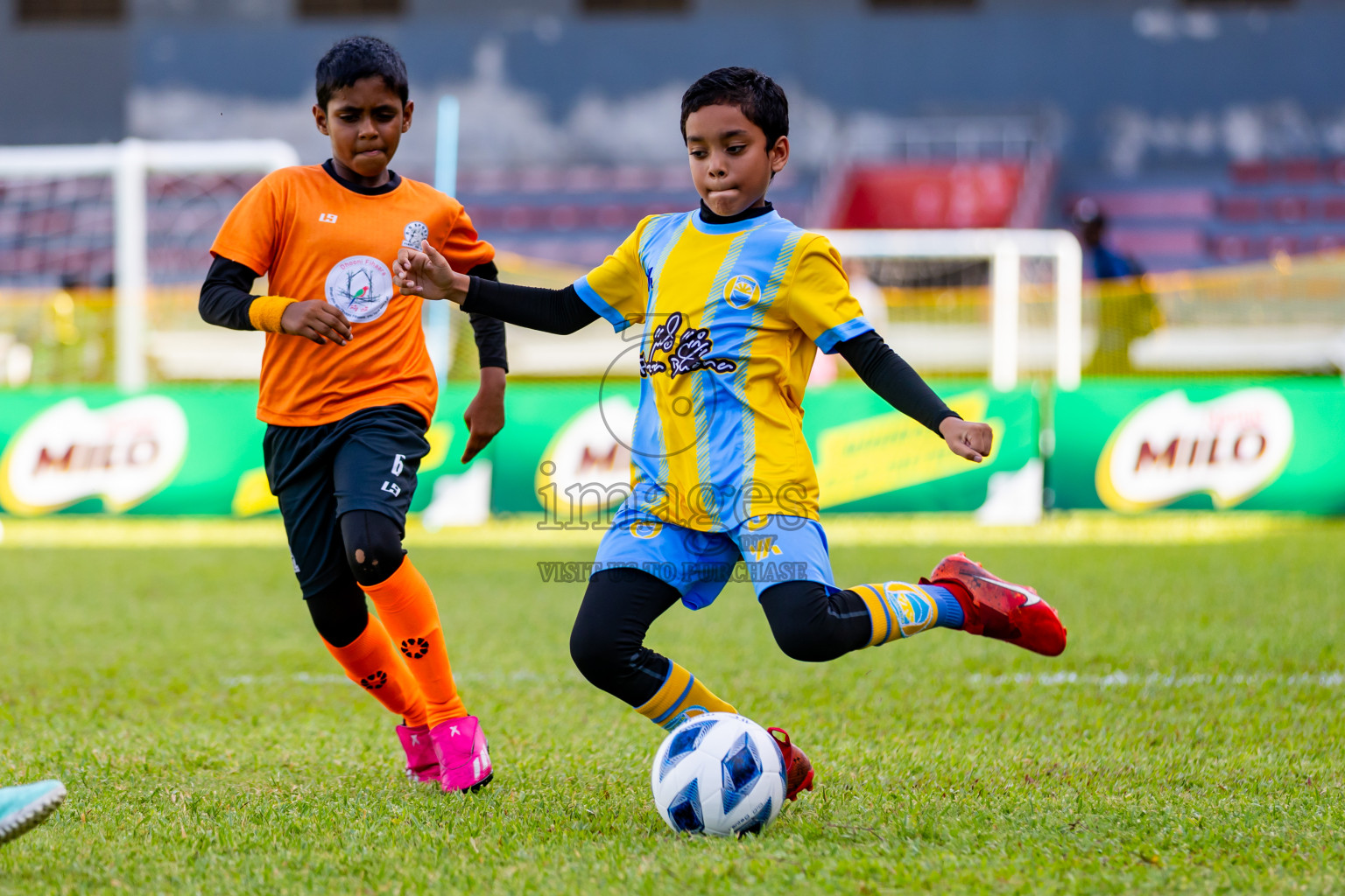 Day 2 of Under 10 MILO Academy Championship 2024 was held at National Stadium in Male', Maldives on Saturday, 27th April 2024. Photos: Nausham Waheed / images.mv