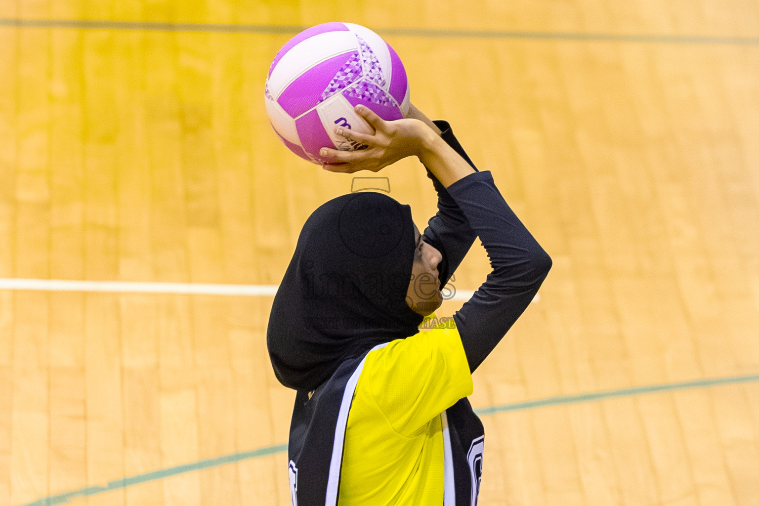 Day 8 of 24th Milo Netball Association Championship was held in Social Center at Male', Maldives on Monday, 8th September 2025. Photos: Mohamed Mahfooz Moosa / images.mv