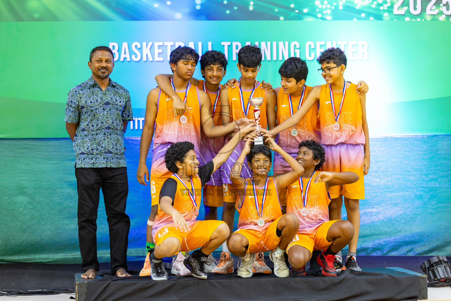 Day 3 of Milo 5 x 5 Junior Challenge 2025 - Basketball tournament held in Basketball Training Center, Male', Maldives on Saturday, 11th October 2025. 
Photos by:  Hassan Simah / Images.mv