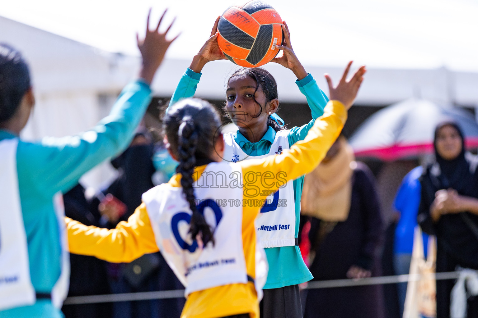 Day 3 of Nestle' Kids Netball Fiesta 2023 held in Henveyru Stadium, Male', Maldives on Saturday, 2nd December 2023. Photos by Nausham Waheed / Images.mv