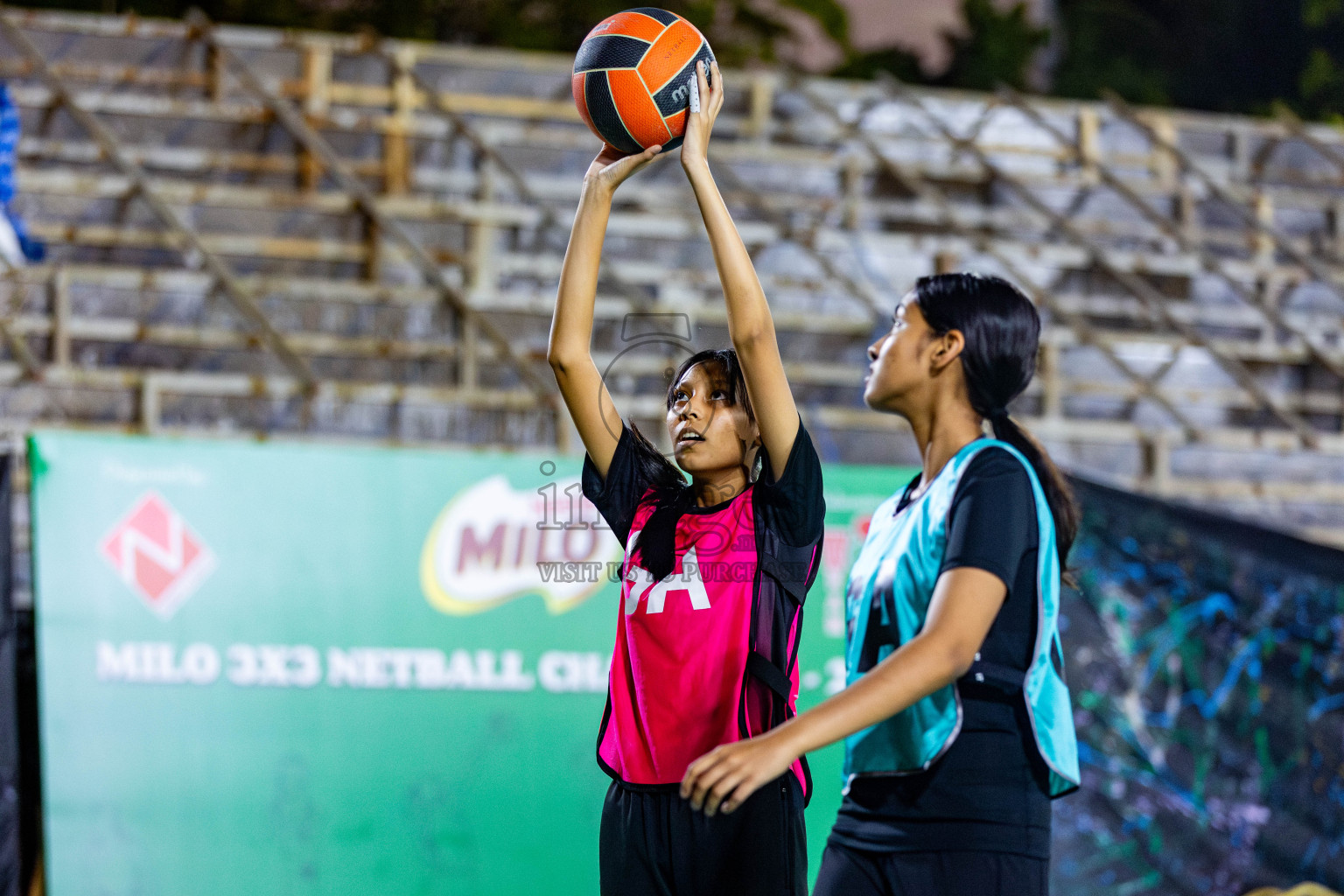 Final of MILO 3x3 Netball Challenge 2024 was held in Ekuveni Netball Court at Male', Maldives on Thursday, 20th March 2024. Photos: Nausham Waheed / images.mv