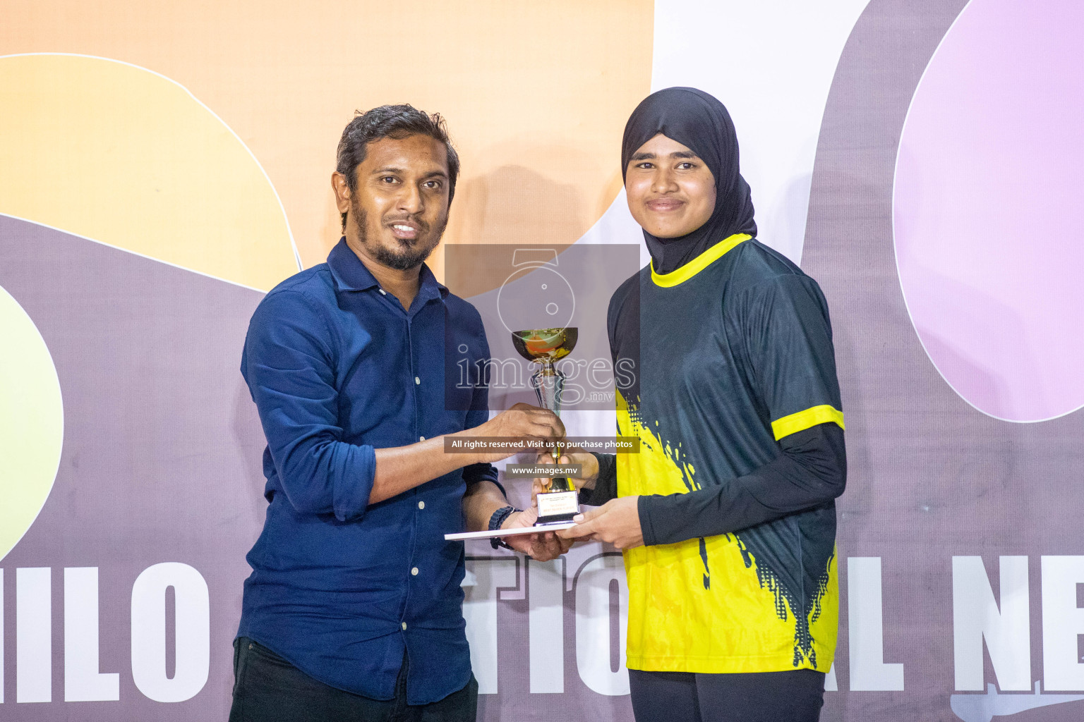 Final of 20th Milo National Netball Tournament 2023, held in Synthetic Netball Court, Male', Maldives on 11th June 2023 Photos: Nausham Waheed/ Images.mv