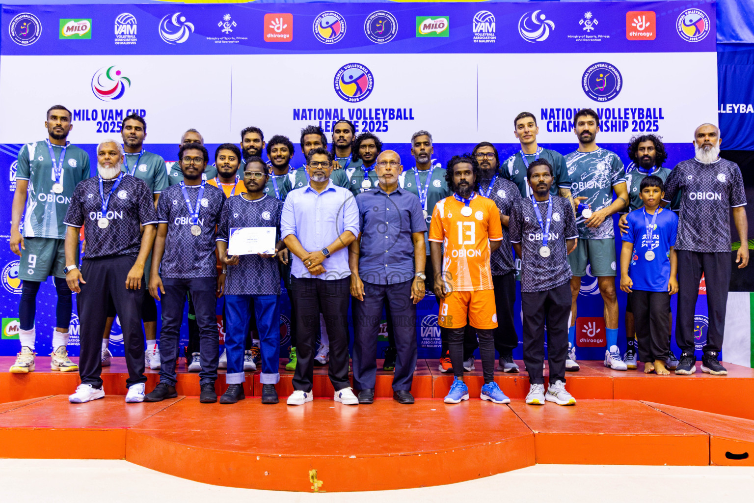 Dhivehi Sifainge Club vs Club HDC in the Final of MILO VAM Cup 2025 held in Male', Maldives on Wednesday, 2nd July 2025 at Social Center Indoor Hall Photos By: Nausham Waheed / images.mv
