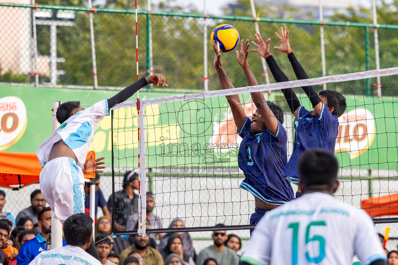 Day 11 of Interschool Volleyball Tournament 2024 was held in Ekuveni Volleyball Court at Male', Maldives on Monday, 2nd December 2024.
Photos: Ismail Thoriq / images.mv