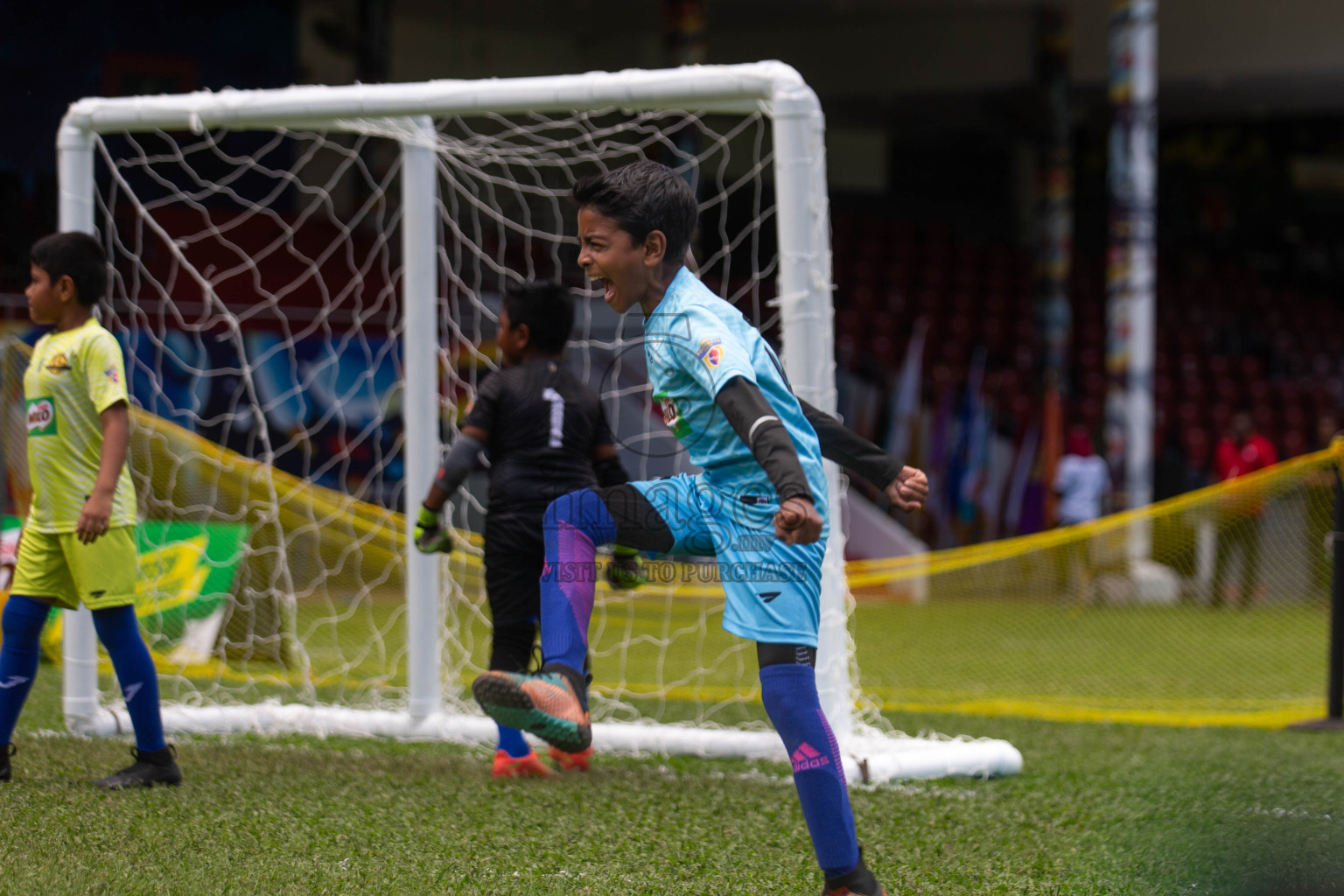 Day 2 of MILO Kids Football Fiesta was held at National Stadium in Male', Maldives on Saturday, 24th February 2024.