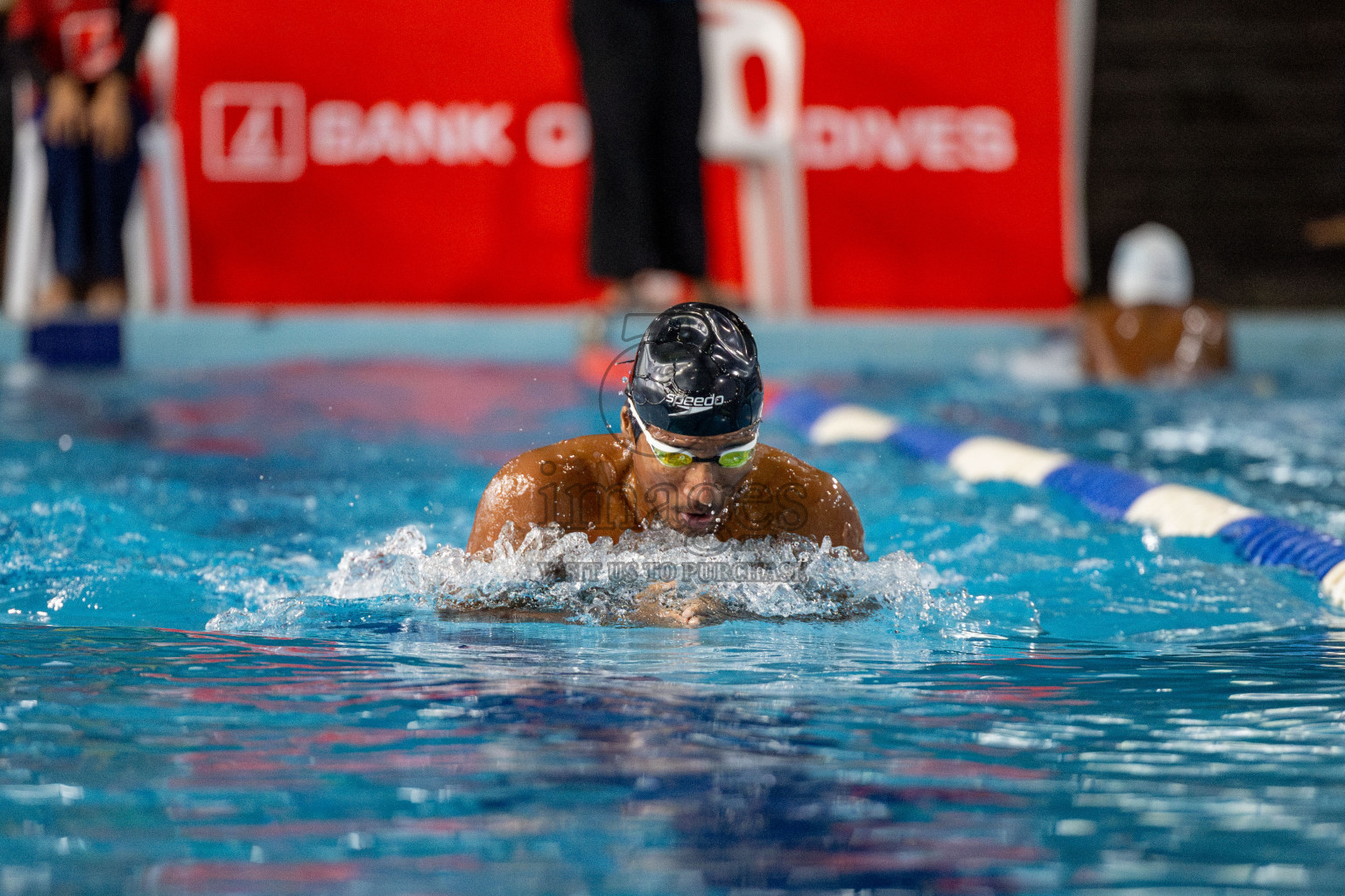 Day 4 of National Swimming Competition 2024 held in Hulhumale', Maldives on Monday, 16th December 2024. 
Photos: Hassan Simah / images.mv
