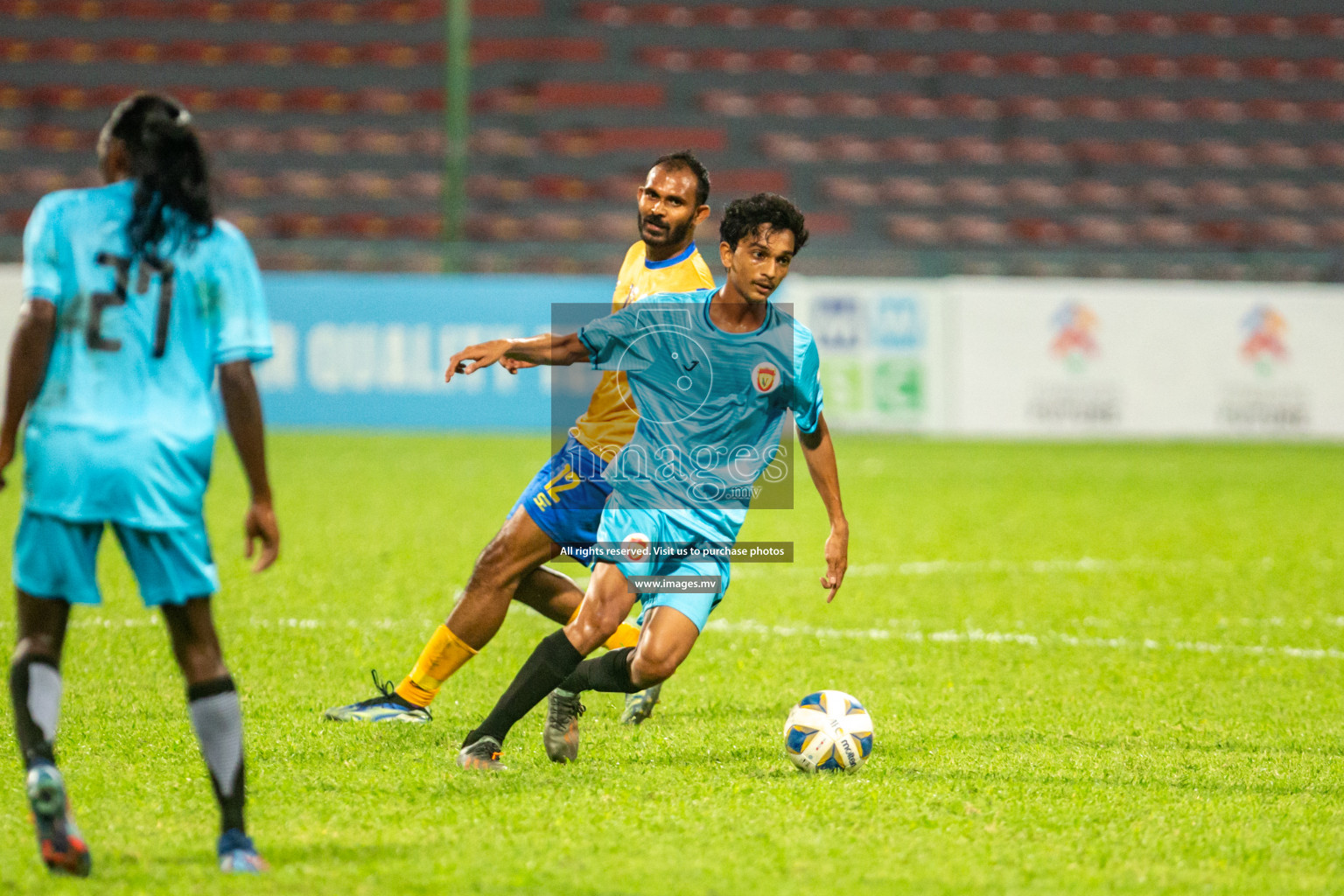 Club Valencia vs United Victory in the President's Cup 2021/2022 held in Male', Maldives on 19 December 2021