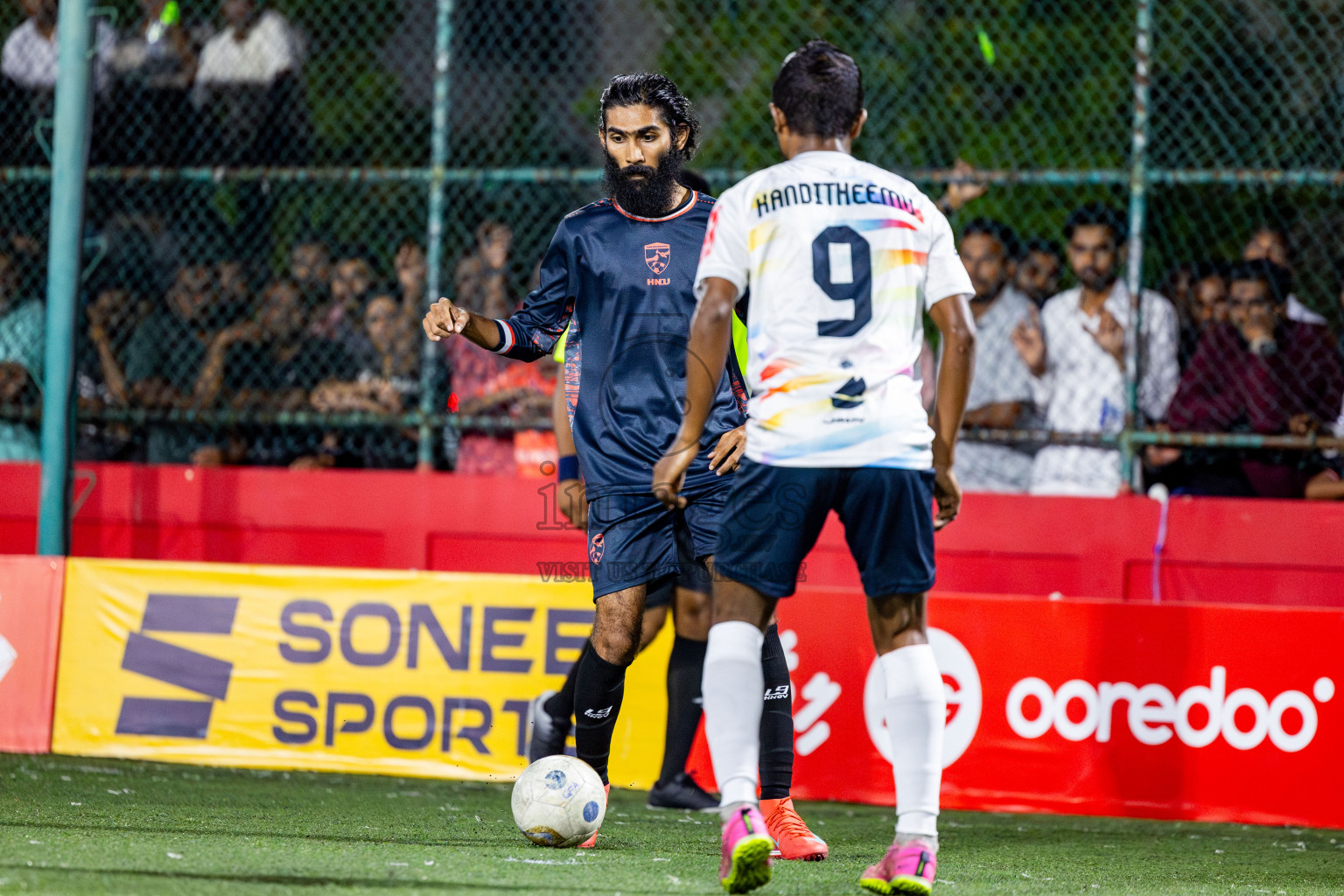 R Inguraidhoo vs Sh Kanditheem in zone round on Day 29 of Golden Futsal Challenge 2025 was held on Sunday , 2nd February 2025, in Hulhumale', Maldives. Photos: Nausham Waheed / images.mv