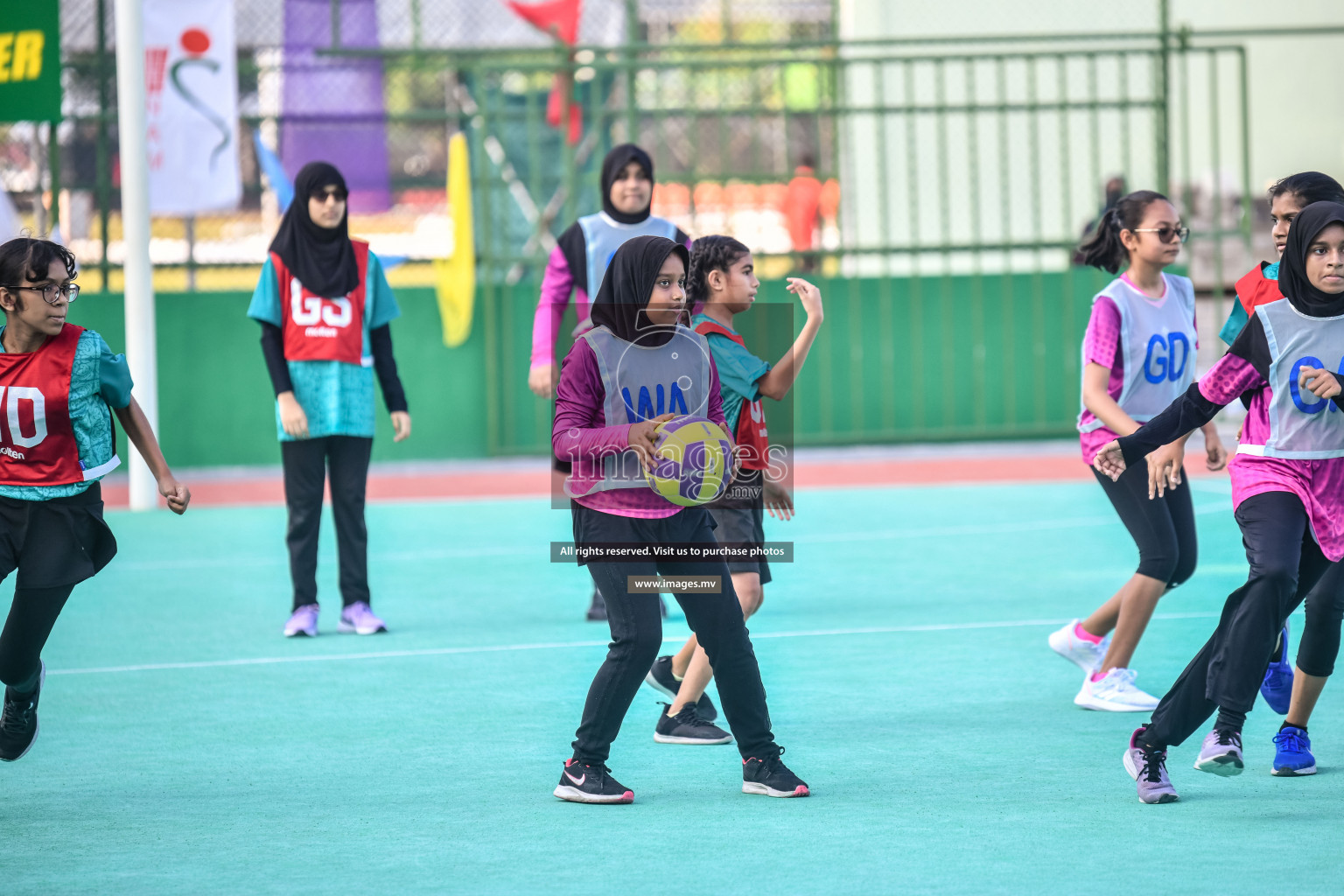 Day 7 of Junior Netball Championship 2022 on 11th March 2022 held in Male', Maldives. Photos by Nausham Waheed