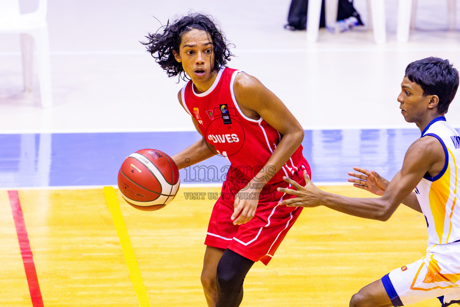 Maldives vs SriLanka in Day 1 of Under 16 Asian Cup SABA Qualifiers 2025 was held in Social Center, Male', Maldives on 12th June 2025. Photos: Nausham Waheed / images.mv