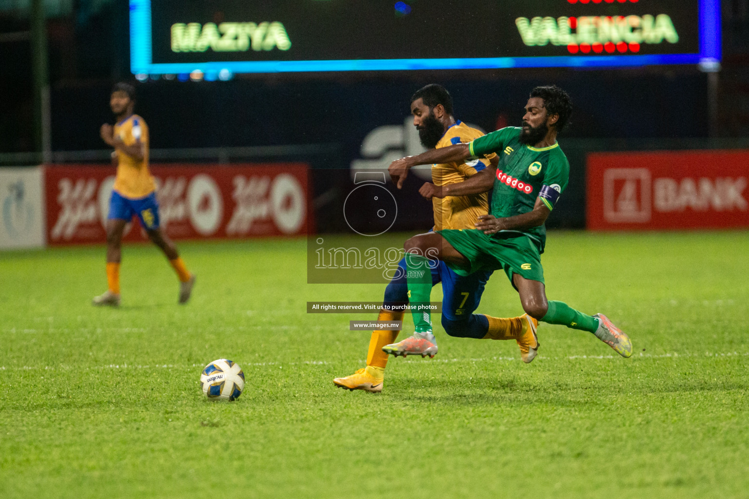 Maziya SRC vs Club Valencia in the Community Shield Match 2021/2022 on 15 December 2021 held in Male', Maldives. Photos: Hassan Simah / images.mv