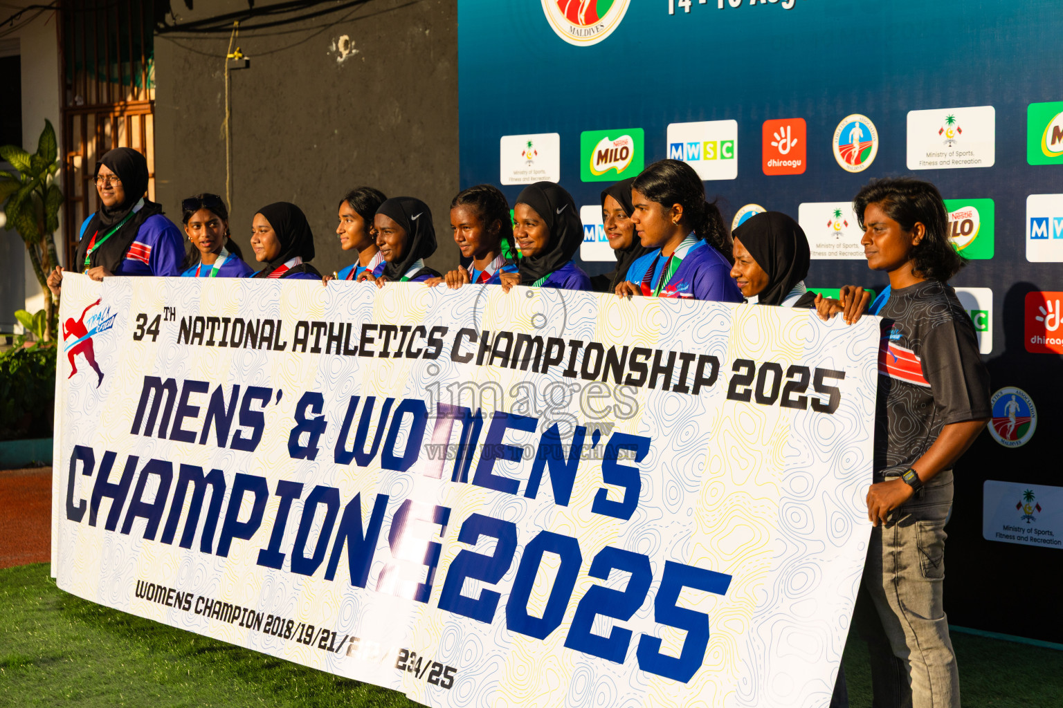 Day 3 of National Athletics Championship 2025 was held at Ekuveni Running Ground in Male', Maldives on Saturday, 16th August 2025. Photos: Hasni / images.mv