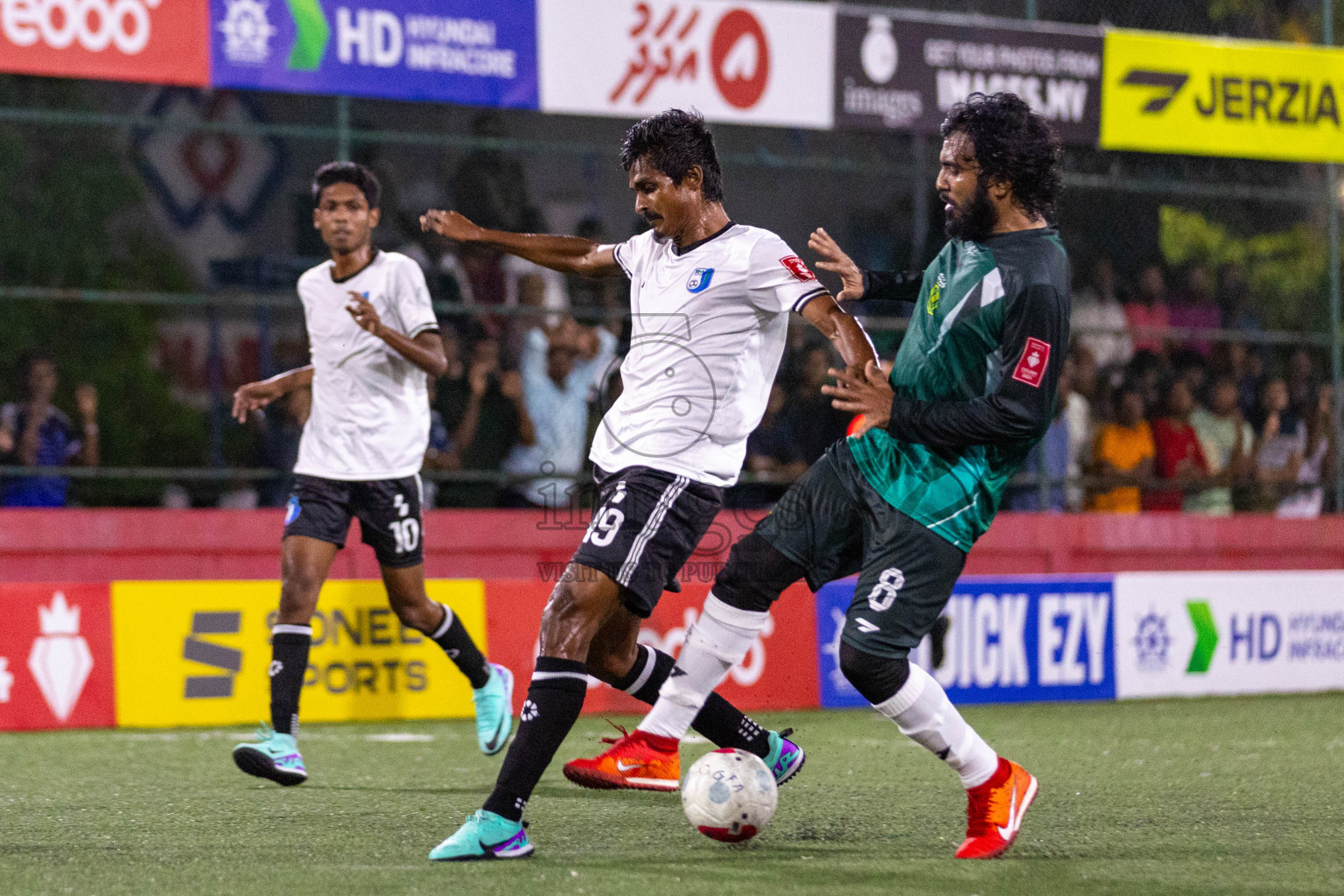 HDh Hanimaadhoo vs HDh Vaikaradhoo in Day 6 of Golden Futsal Challenge 2024 was held on Saturday, 20th January 2024, in Hulhumale', Maldives
Photos: Ismail Thoriq / images.mv