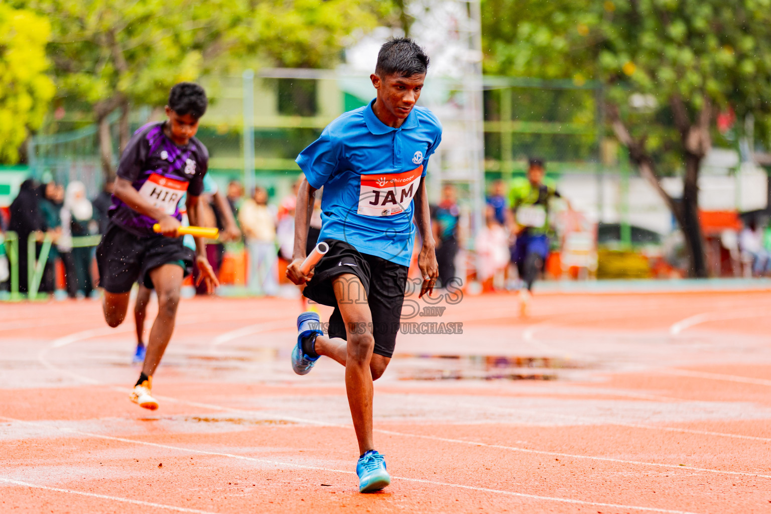 Day 6 of Inter-school Athletics Championship 2025 held in Ekuveni Synthetic Track, Male', Maldives on Sunday, 12th October 2025. Photos by: Areef Adam / Images.mv