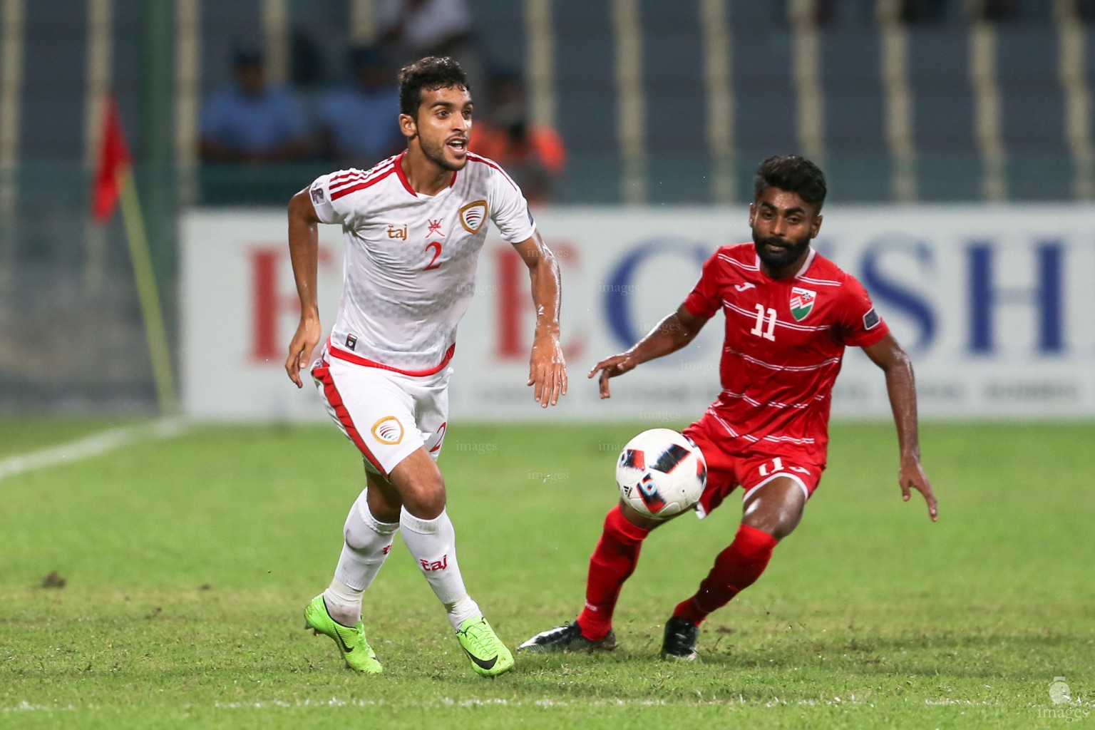 Asian Cup Qualifier between Maldives and Oman in National Stadium, on 10 October 2017 Male' Maldives. ( Images.mv Photo: Abdulla Abeedh )