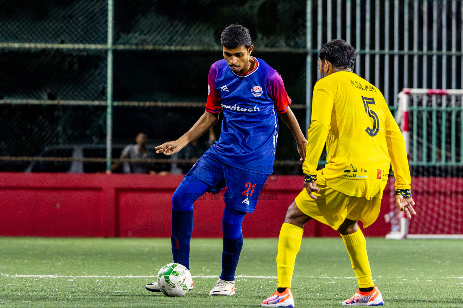 Antrac vs Medtech in Day 6 of Office League 2025 was held on Monday, 21st April 2025 in Hulhumale', Maldives. Photos: Nausham Waheed / images.mv
