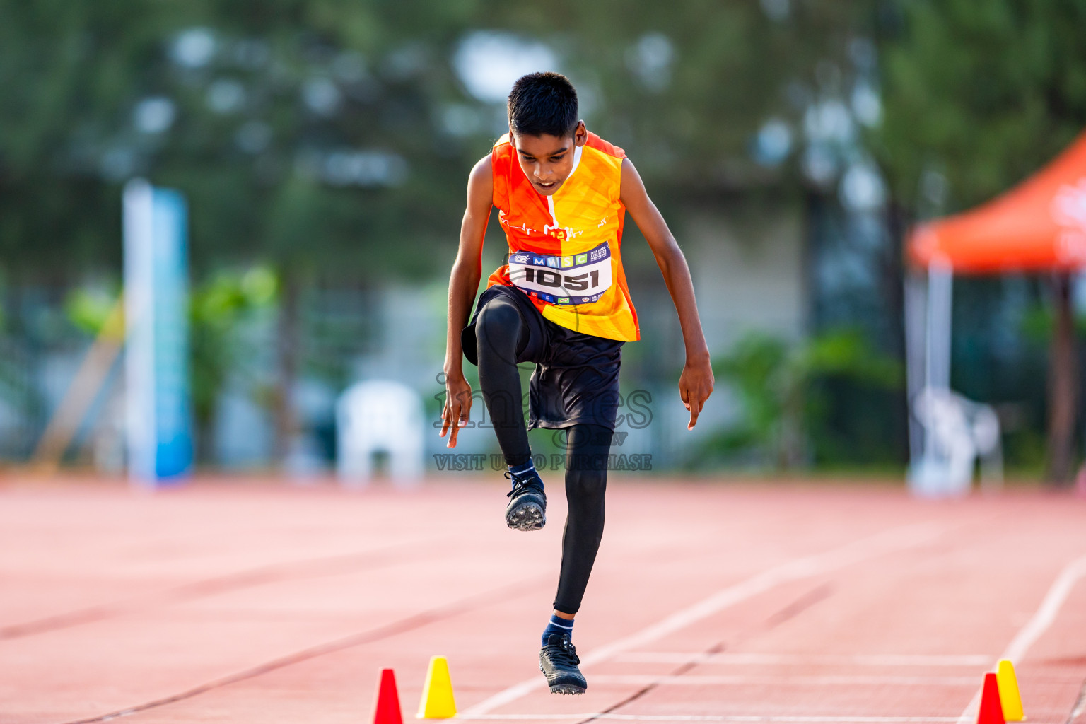 Day 5 of MWSC Interschool Athletics Championships 2024 held in Hulhumale Running Track, Hulhumale, Maldives on Wednesday, 13th November 2024. Photos by: Nausham Waheed / Images.mv