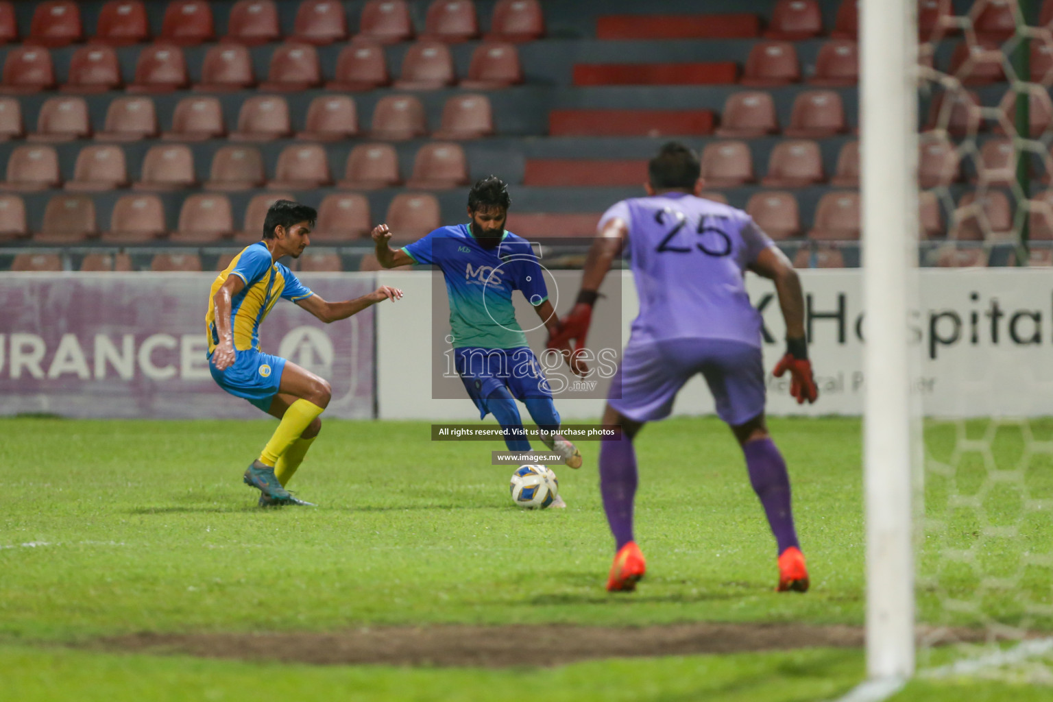 President's Cup 2023 - Club Valencia vs Super United Sports, held in National Football Stadium, Male', Maldives  Photos: Mohamed Mahfooz Moosa/ Images.mv