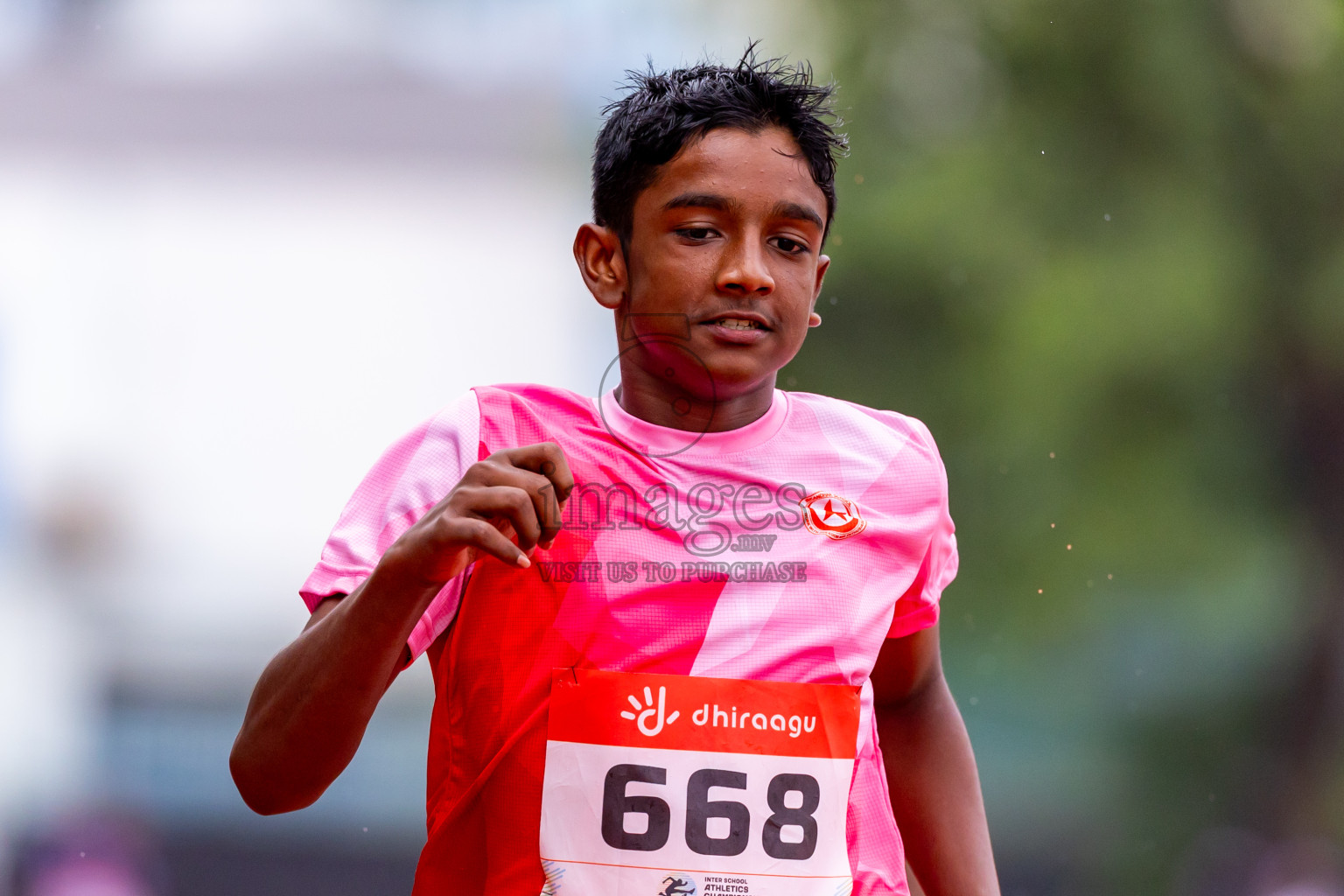 Day 6 of Inter-school Athletics Championship 2025 held in Ekuveni Synthetic Track, Male', Maldives on Sunday, 12th October 2025. Photos by: Nausham Waheed / Images.mv