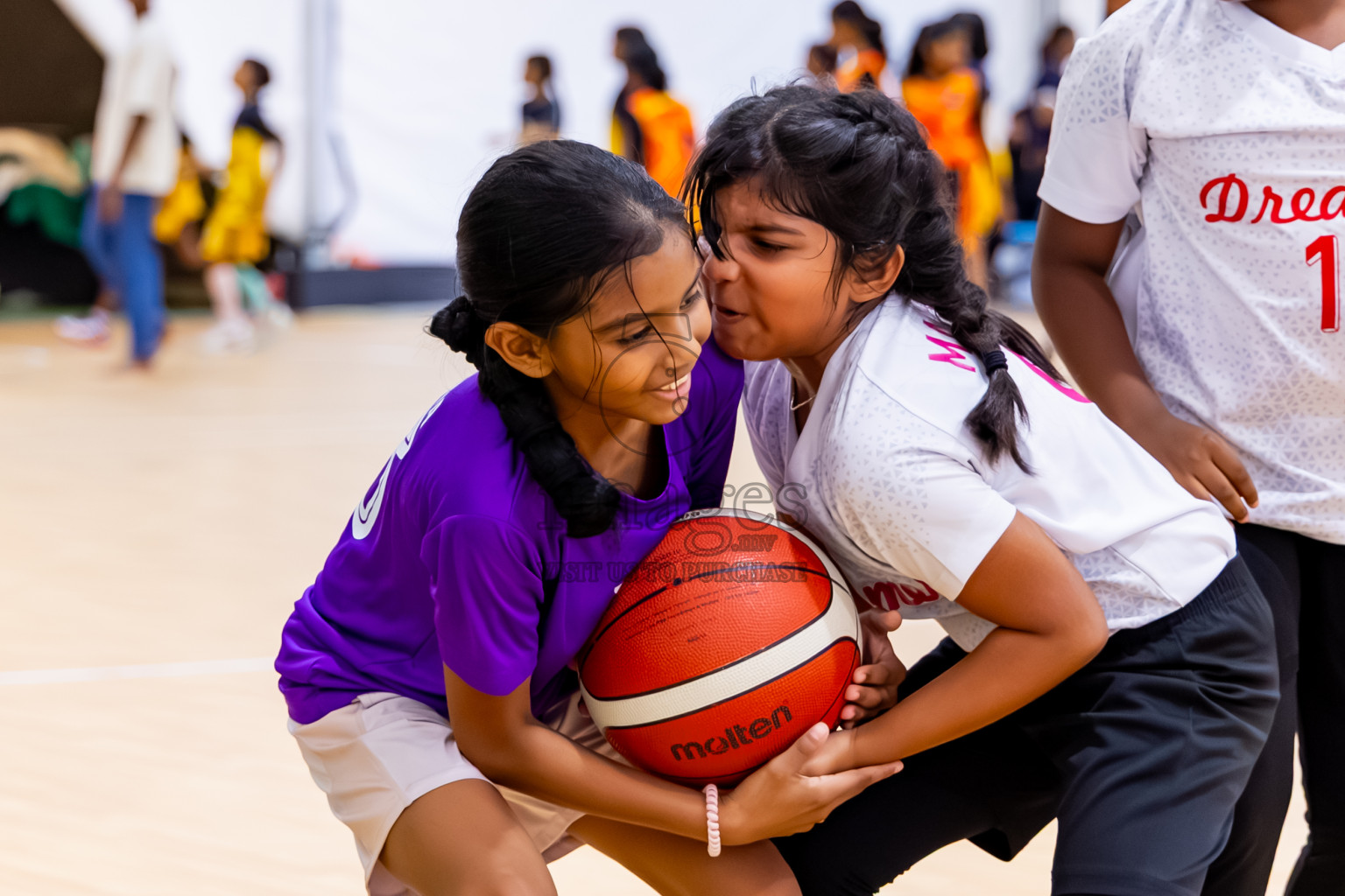 Day 3 of Milo 5 x 5 Junior Challenge 2025 - Basketball tournament held in Basketball Training Center, Male', Maldives on Saturday, 11th October 2025. Photos by: Nausham Waheed, Hassan Simah / Images.mv