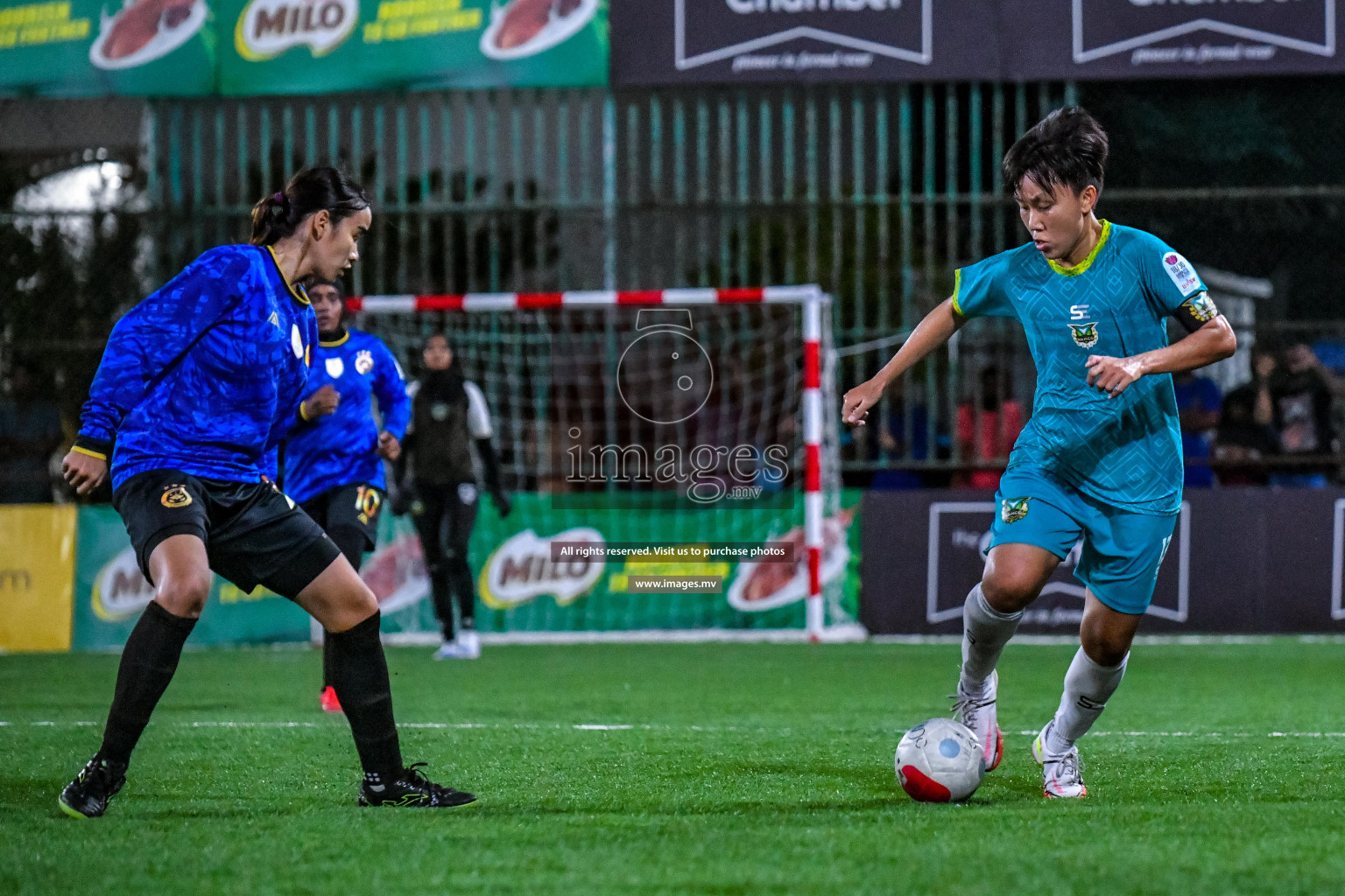 MPL vs WAMCO in Eighteen Thirty Women's Futsal Fiesta 2022 was held in Hulhumale', Maldives on Saturday, 8th October 2022. Photos: Nausham Waheed / images.mv