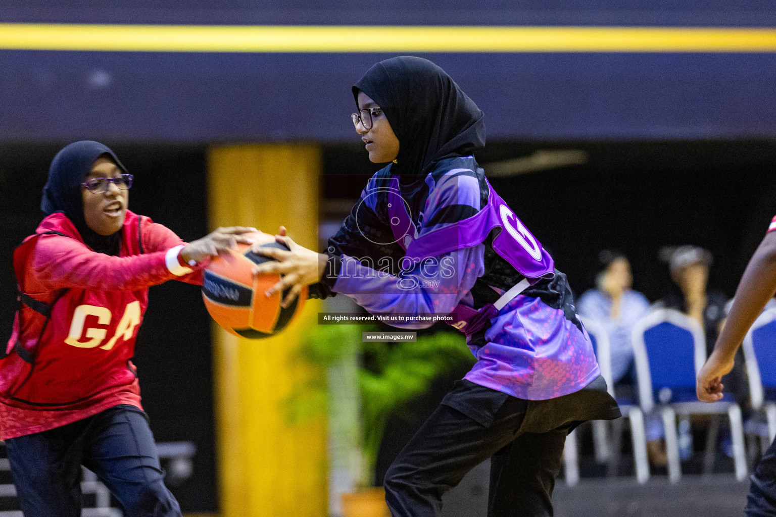 Day3 of 24th Interschool Netball Tournament 2023 was held in Social Center, Male', Maldives on 29th October 2023. Photos: Nausham Waheed, Mohamed Mahfooz Moosa / images.mv