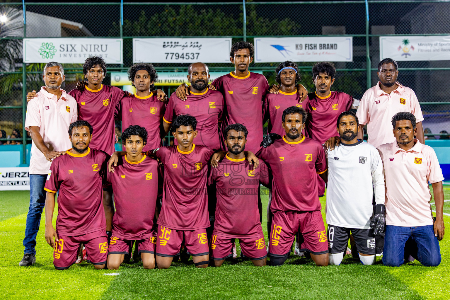 Comienzo fc vs The dee ess kay in Day 1 of Laamehi Dhiggaru Ekuveri Futsal Challenge 2025 was held on Thursday, 24th July 2025, at Dhiggaru Futsal Ground, Dhiggaru, Maldives Photos: Nausham Waheed / images.mv