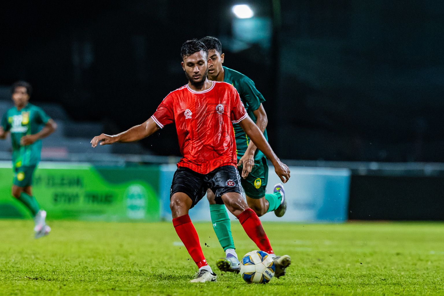 Maziya Sports & Recreation vs TC Sports Club in Dhivehi Premier League 2025/26 held in National Football Stadium, Male', Maldives on Wednesday, 24th September 2025. Photos: Areef Adam / Images.mv