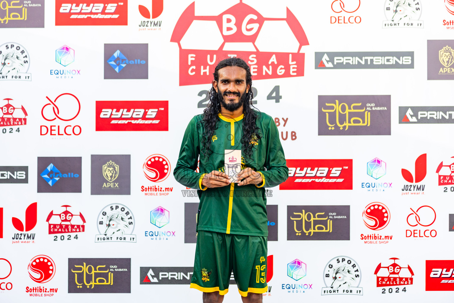 Squadra vs Banafsaa Kanmathi in Day 16 of BG Futsal Challenge 2024 was held on Wednesday , 27th March 2024, in Male', Maldives Photos: Nausham Waheed / images.mv