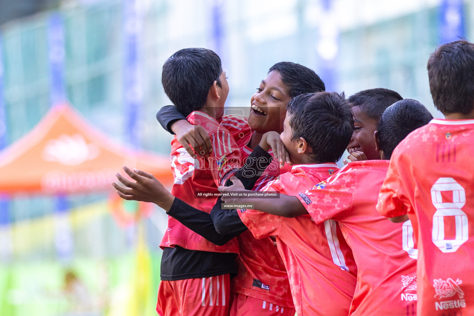 Day 3 of Nestle Kids Football Fiesta, held in Henveyru Football Stadium, Male', Maldives on Friday, 13th October 2023 Photos: Nausham Waheed/ images.mv