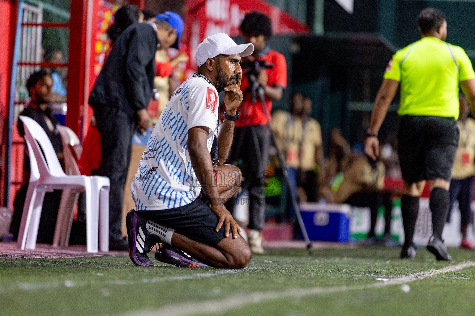 M Dhiggaru vs M Mulak in Day 12 of Golden Futsal Challenge 2025 was held on Thursday, 16th January 2025, in Hulhumale', Maldives.
Photos: Hassan Simah / images.mv