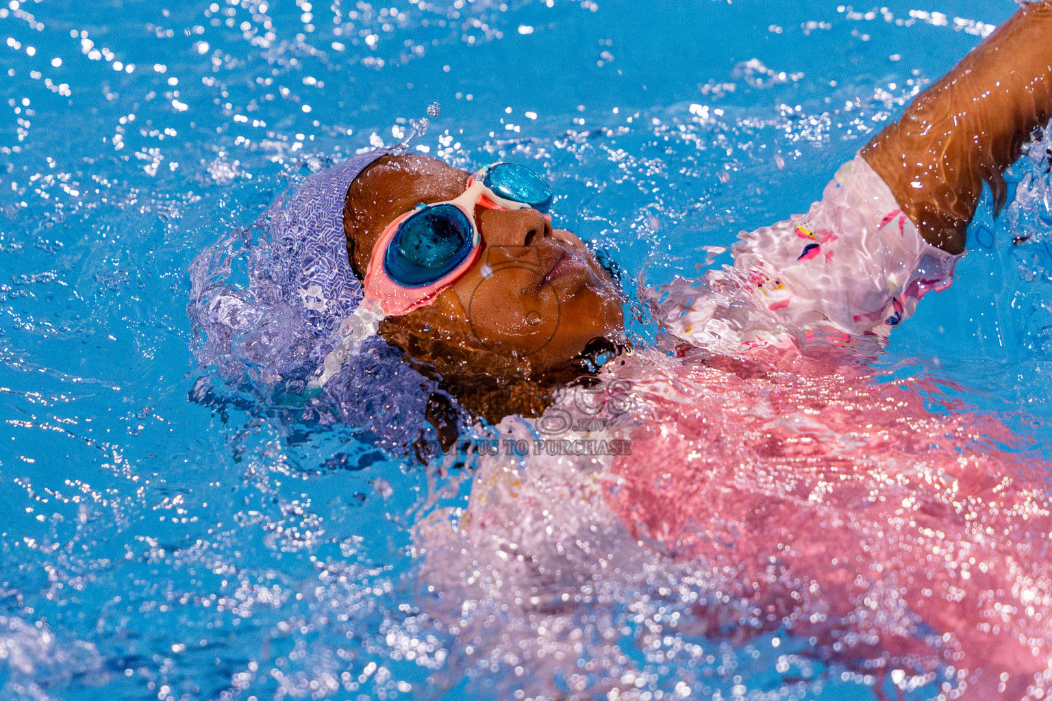 Day 1 of BML 5th National Swimming Kids Festival 2024 held in Hulhumale', Maldives on Monday, 18th November 2024. Photos: Nausham Waheed / images.mv