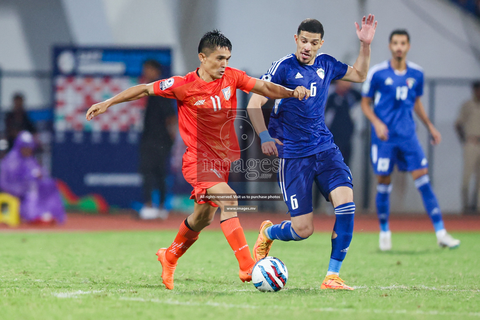 Kuwait vs India in the Final of SAFF Championship 2023 held in Sree Kanteerava Stadium, Bengaluru, India, on Tuesday, 4th July 2023. Photos: Nausham Waheed / images.mv