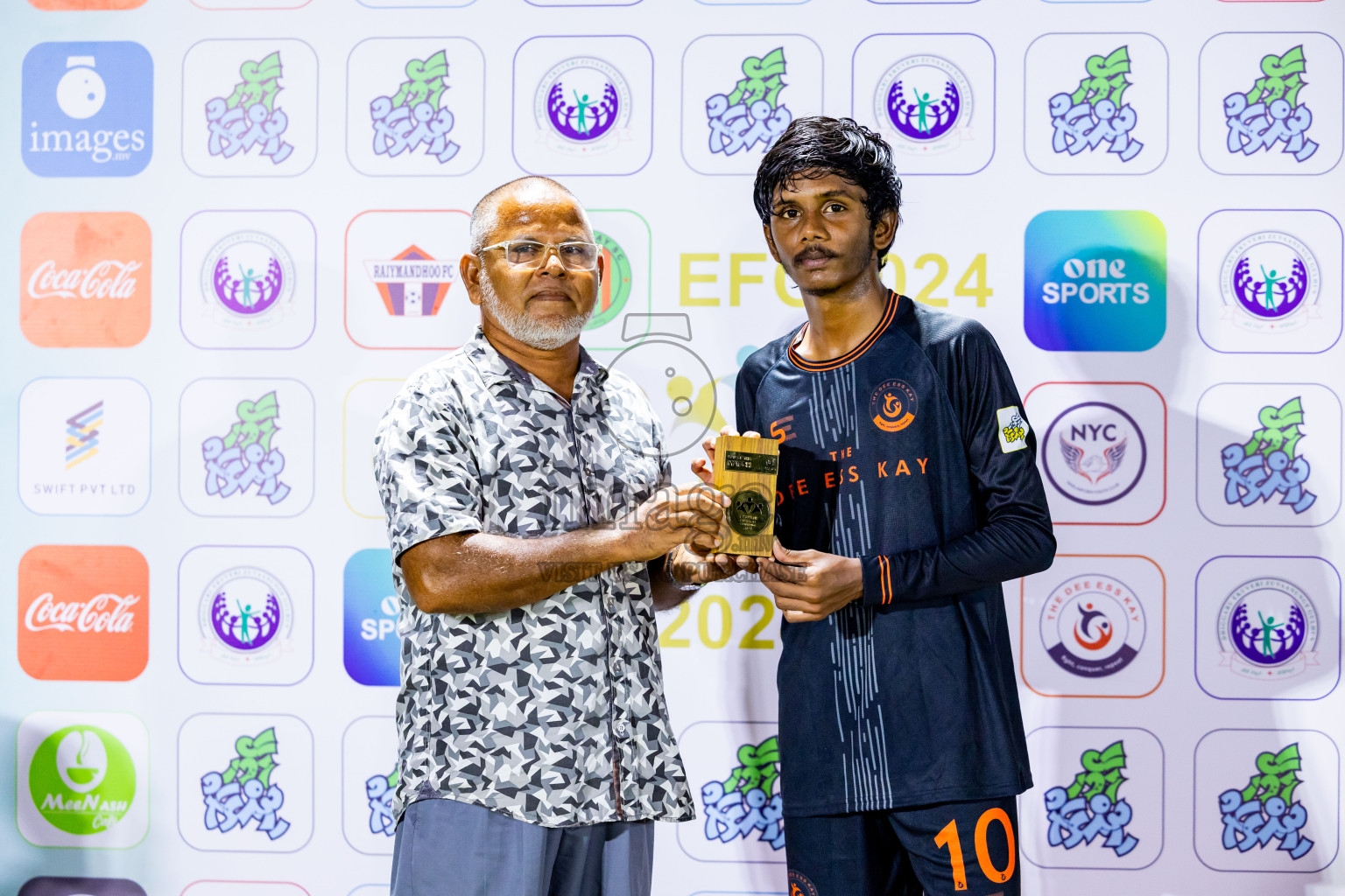 Dee Ess Kay vs Fools SC in Day 3 of Laamehi Dhiggaru Ekuveri Futsal Challenge 2024 was held on Sunday, 28th July 2024, at Dhiggaru Futsal Ground, Dhiggaru, Maldives Photos: Nausham Waheed / images.mv