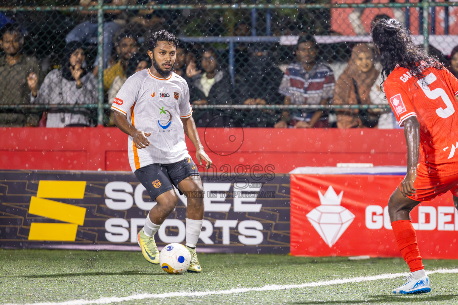 Th Gaadhiffushi vs Th Hirilandhoo  in Day 6 of Golden Futsal Challenge 2025 on Friday, 6th January 2025, in Hulhumale', Maldives
Photos: Ismail Thoriq / images.mv