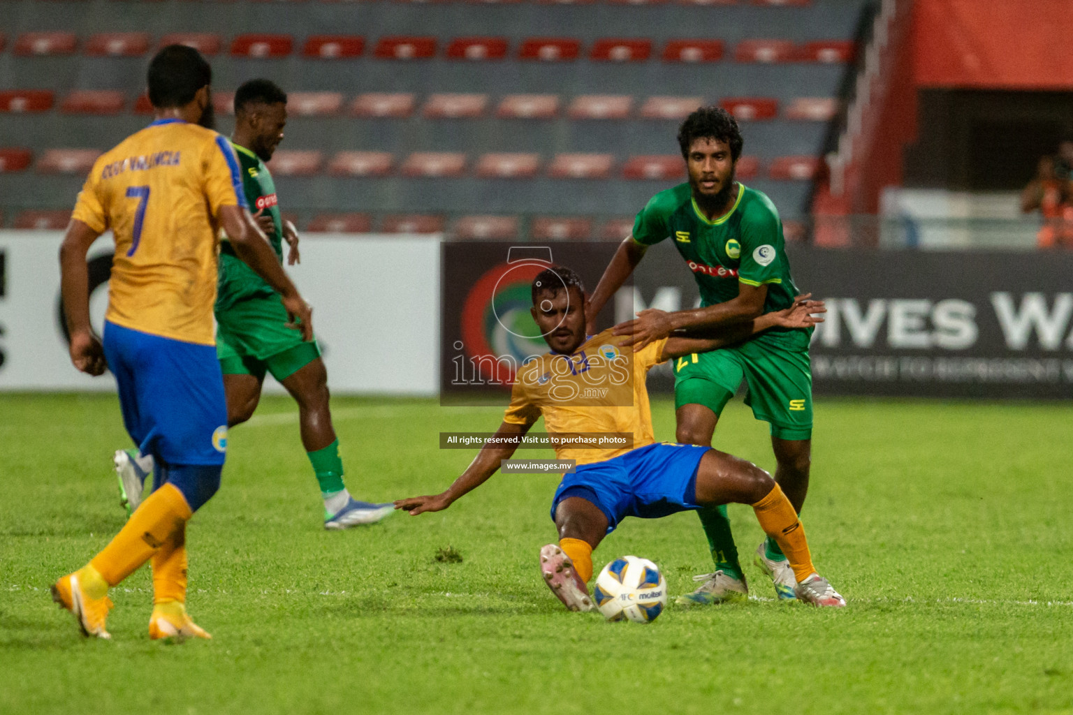 Maziya SRC vs Club Valencia in the Community Shield Match 2021/2022 on 15 December 2021 held in Male', Maldives. Photos: Hassan Simah / images.mv