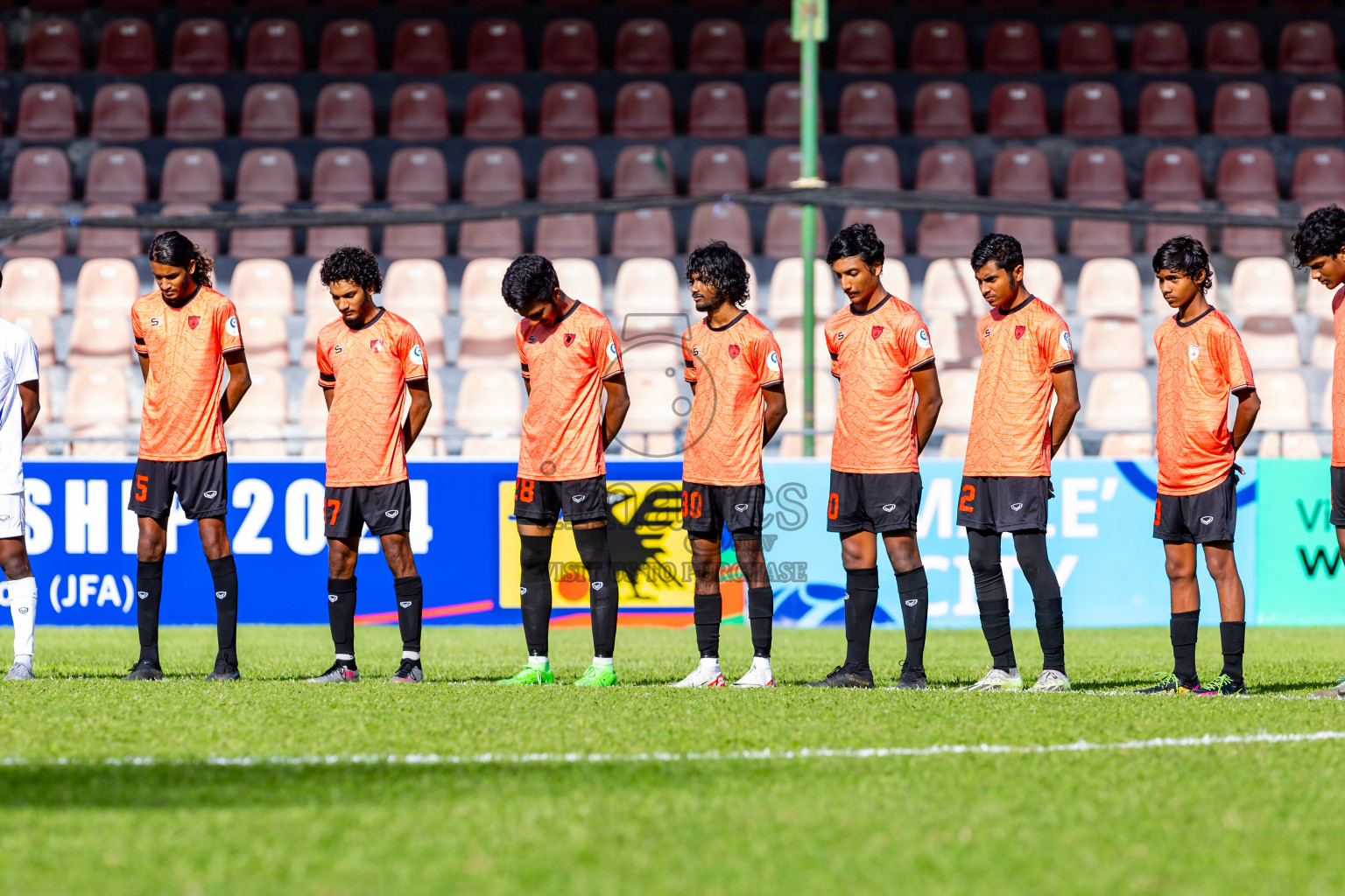 Super United Sports vs Club Eagles in Day 7 of Under 19 Youth Championship 2024 was held at National Stadium in Male', Maldives on Monday, 27th June 2024. Photos: Nausham Waheed / images.mv