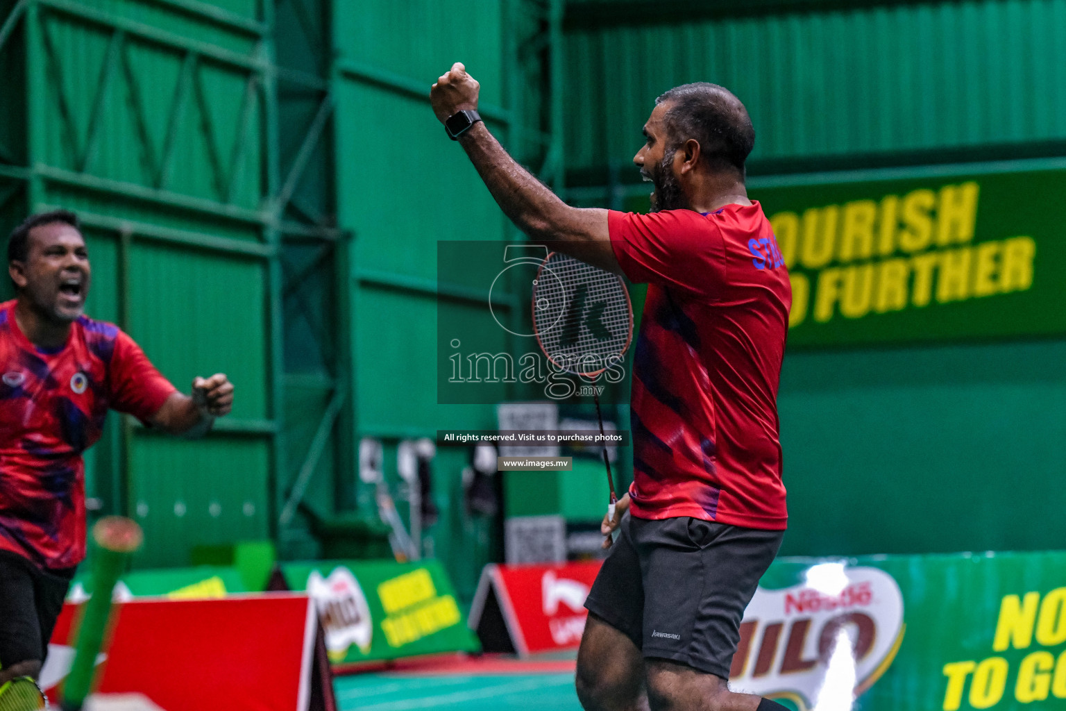 Final of 6th Office Company Badmintion Championship held in Male', Maldives Photos: Nausham Waheed / Images.mv