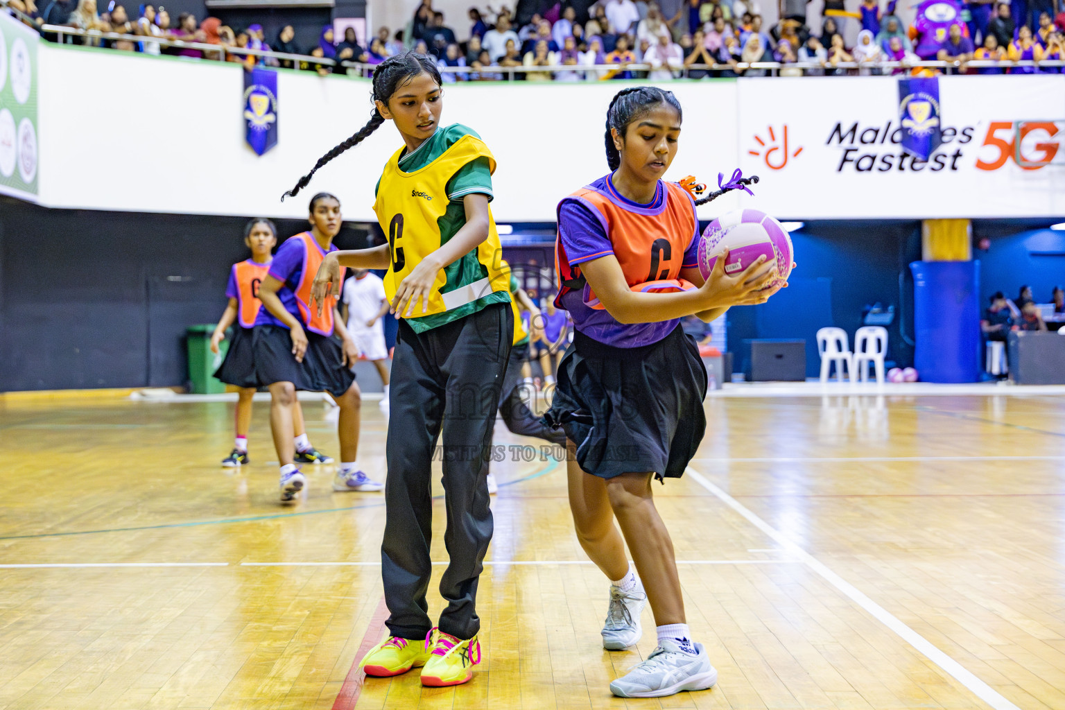 Finals of 26th Inter-School Netball Tournament 2025 was held in Social Center Indoor Hall on Saturday, 8th November 2025. Photos: Areef Adam / images.mv