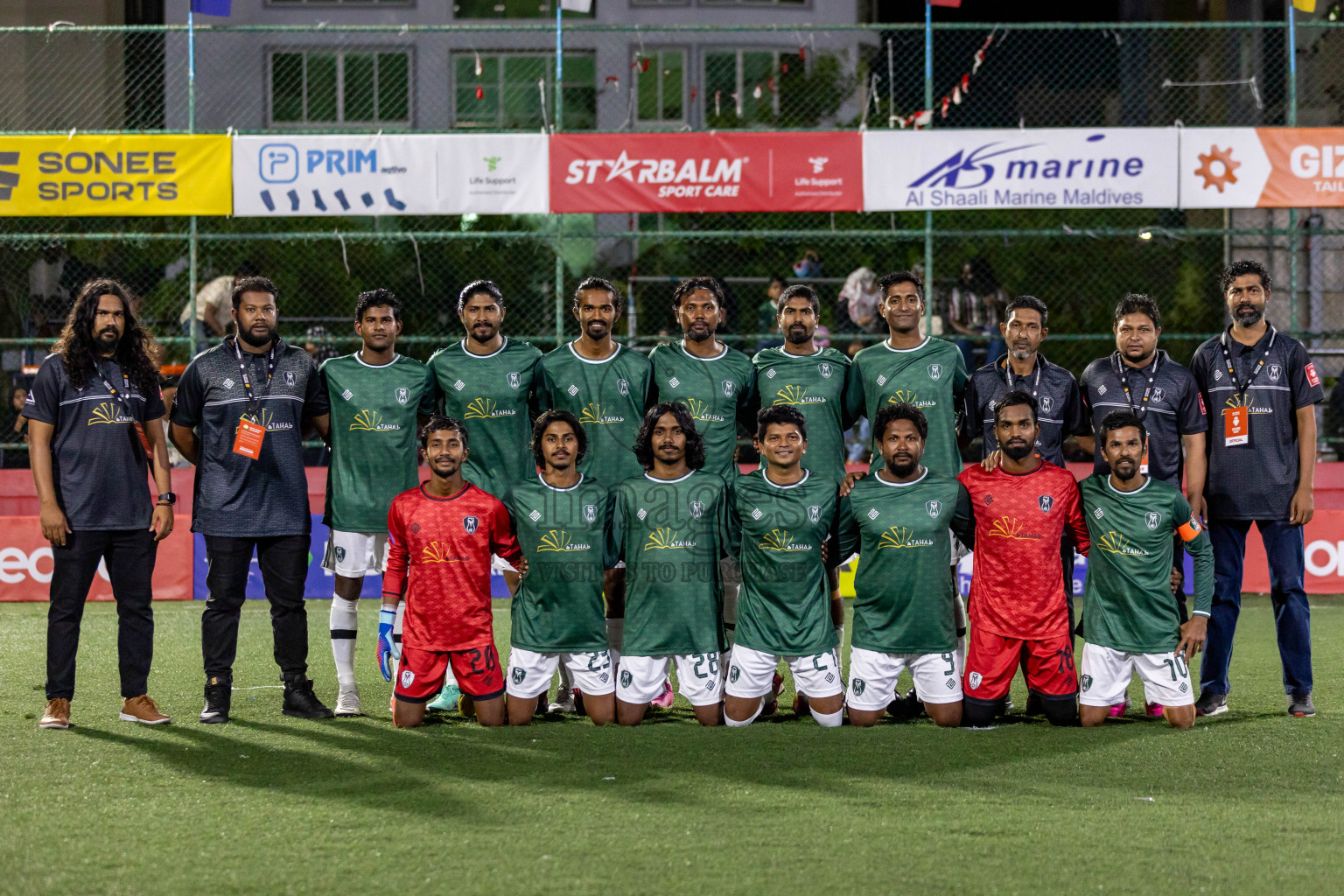 N Miladhoo vs N Maafaru in Day 6 of Golden Futsal Challenge 2024 was held on Saturday, 20th January 2024, in Hulhumale', Maldives Photos: Hassan Simah / images.mv