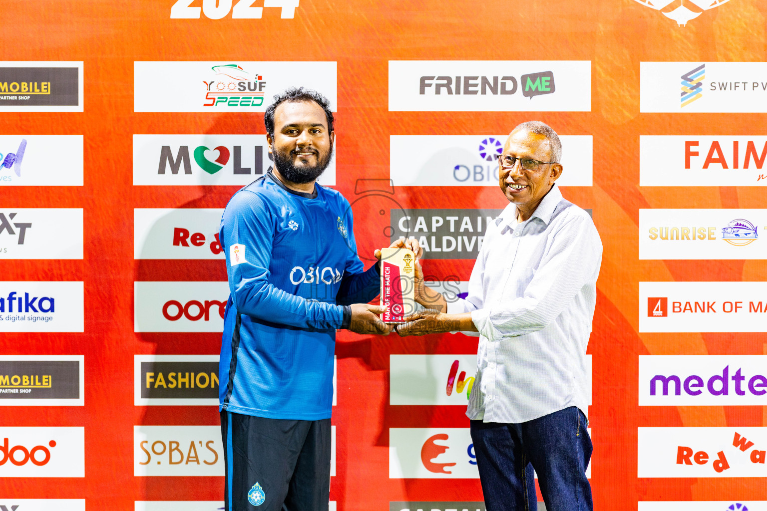 Eightyfour FC vs Cable Brothers in Day 3 of Eydhafushi Futsal Cup 2024 was held on Wednesday, 10th April 2024, in B Eydhafushi, Maldives Photos: Nausham Waheed / images.mv