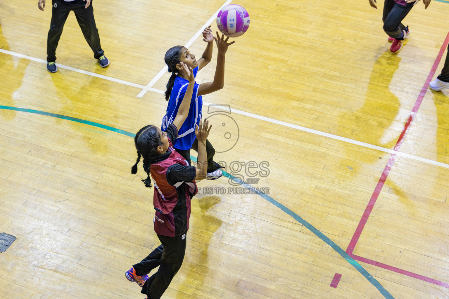 Day 14 of 26th Inter-School Netball Tournament 2025 was held in Social Center Indoor Hall on Tuesday, 4th November 2025. Photos: Areef Adam / images.mv