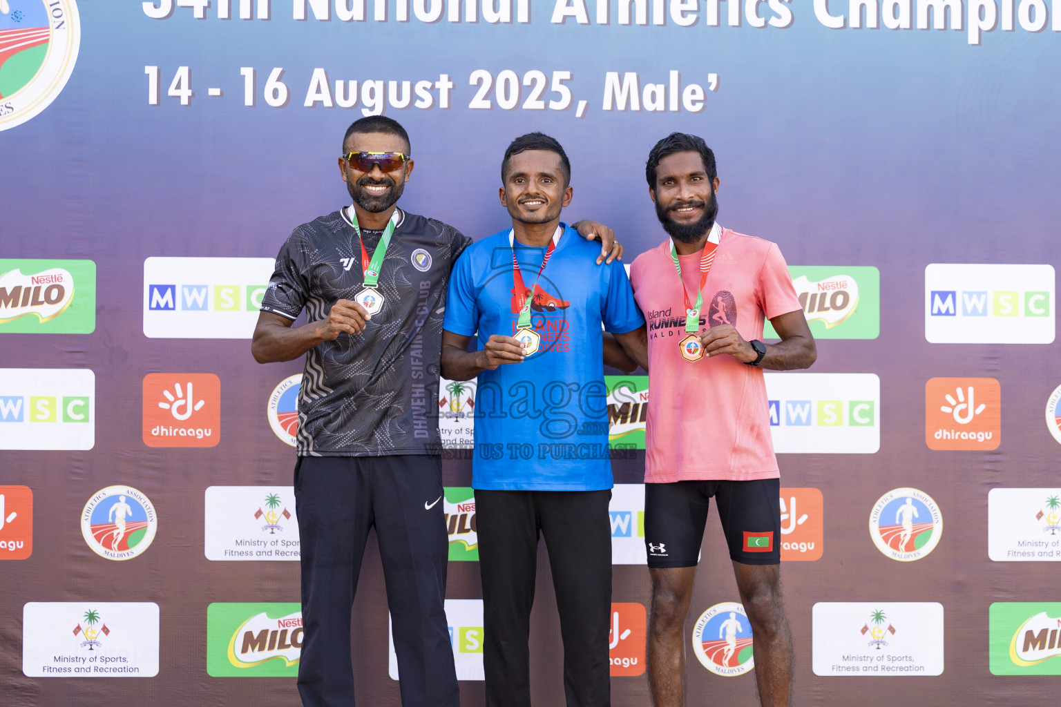 Day 2 of National Athletics Championship 2025 was held at Ekuveni Running Ground in Male', Maldives on Friday, 15th August 2025. Photos: Hasni / images.mv
