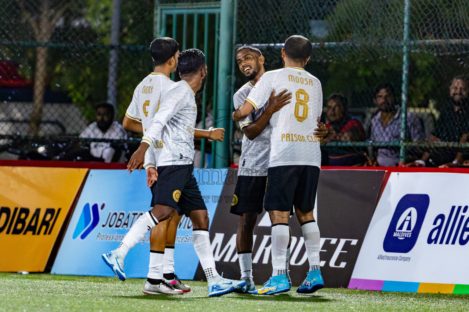 Prison Club vs Club AVSEC in Club Maldives Cup 2024 held in Rehendi Futsal Ground, Hulhumale', Maldives on Wednesday, 2nd October 2024. Photos: Nausham Waheed / images.mv