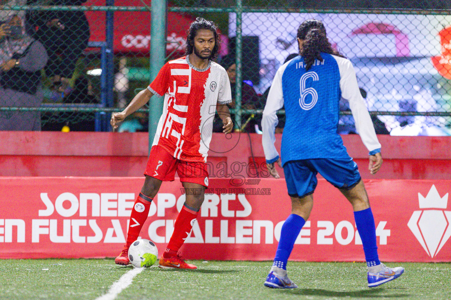 M Mulak vs M Naalaafshi on Day 34 of Golden Futsal Challenge 2024 was held on Monday, 19th February 2024, in Hulhumale', Maldives
Photos: Ismail Thoriq / images.mv